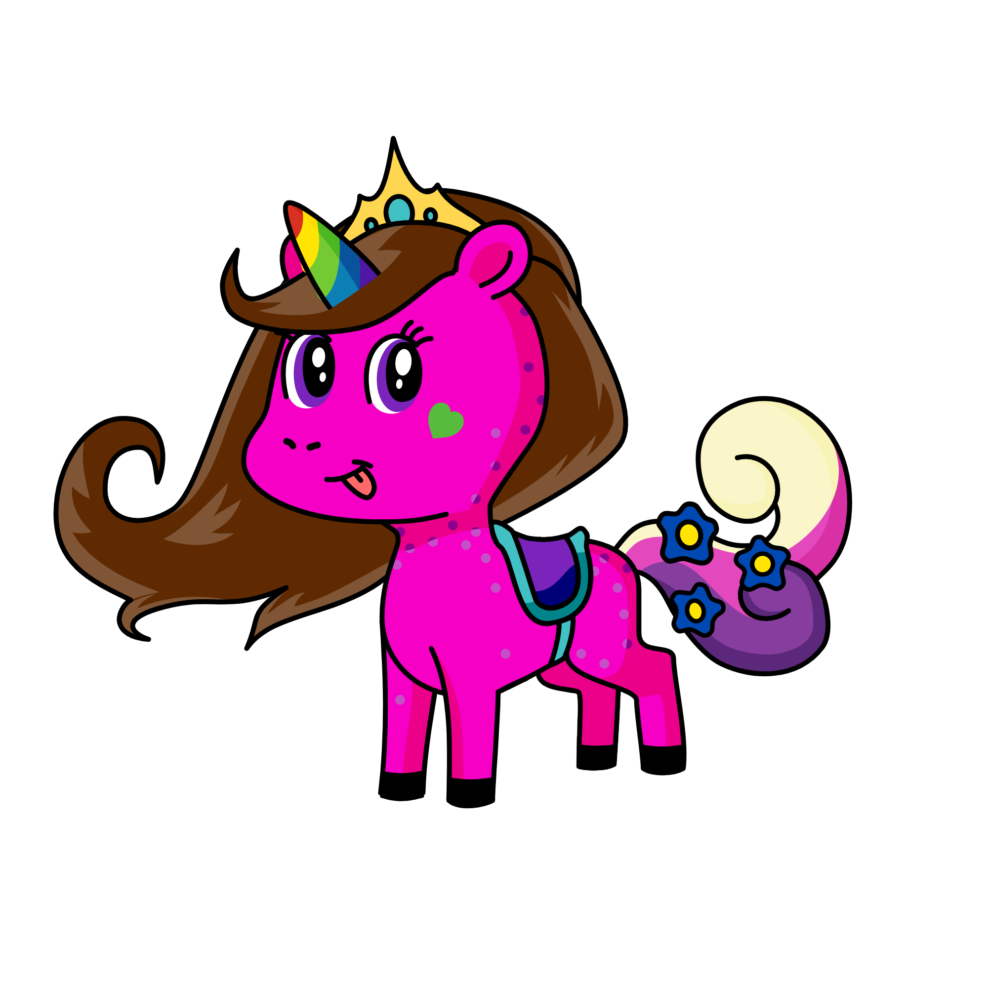 Queen, the unicorn
