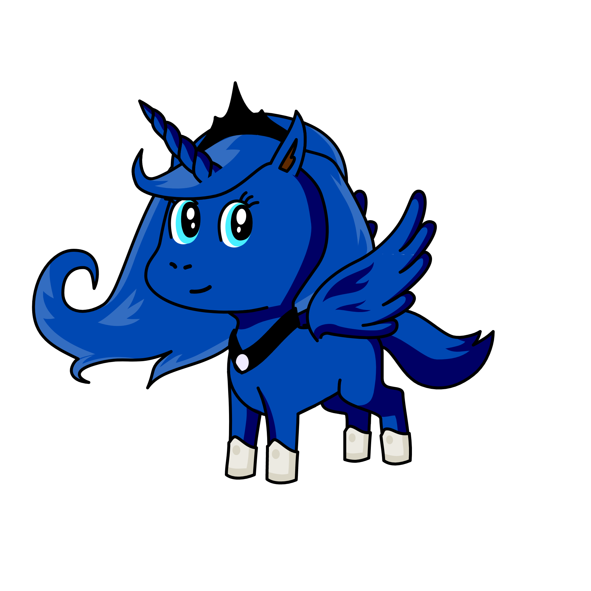 Princess Luna, the unicorn