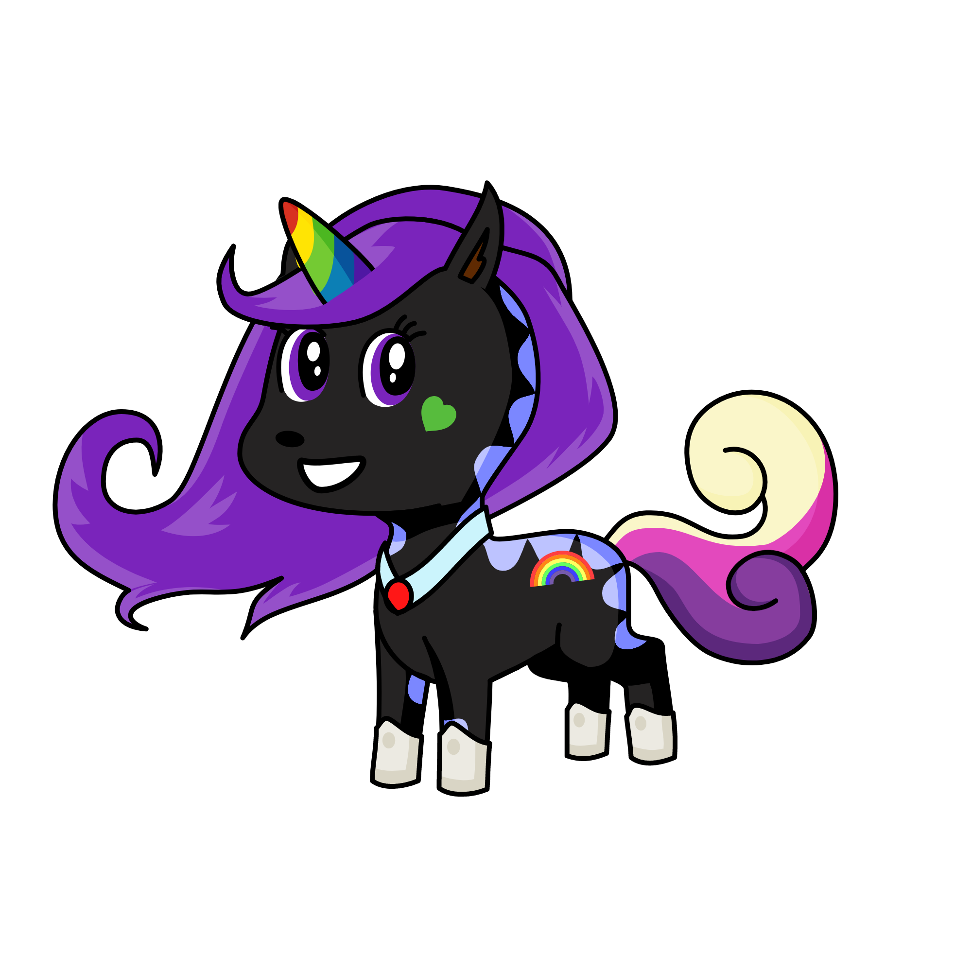 S, the unicorn