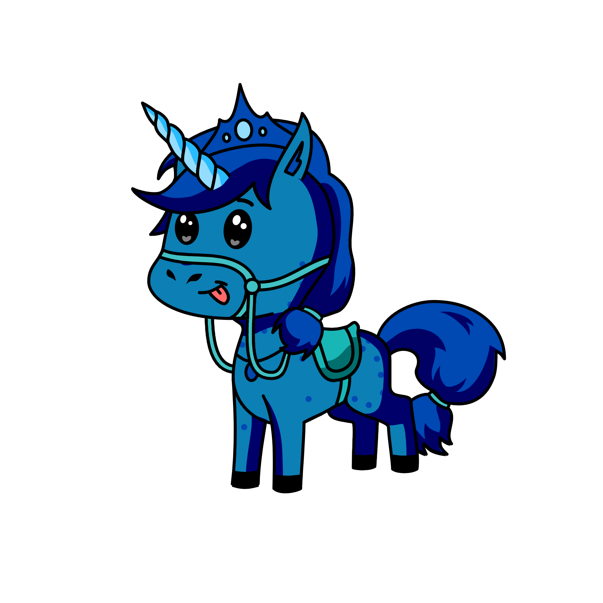 dots, the unicorn
