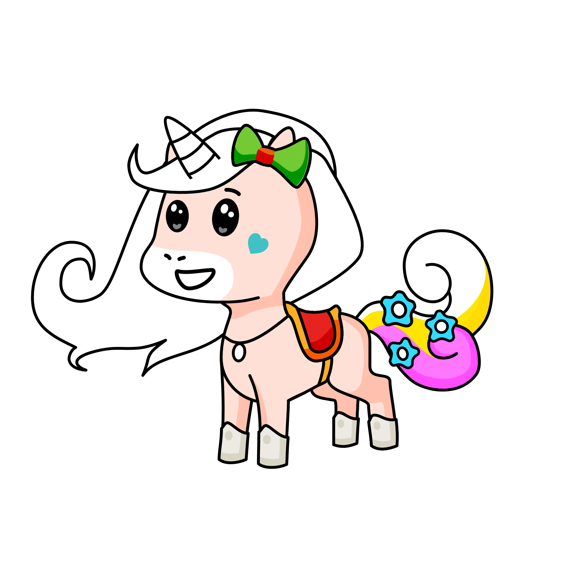 Snowy, the unicorn