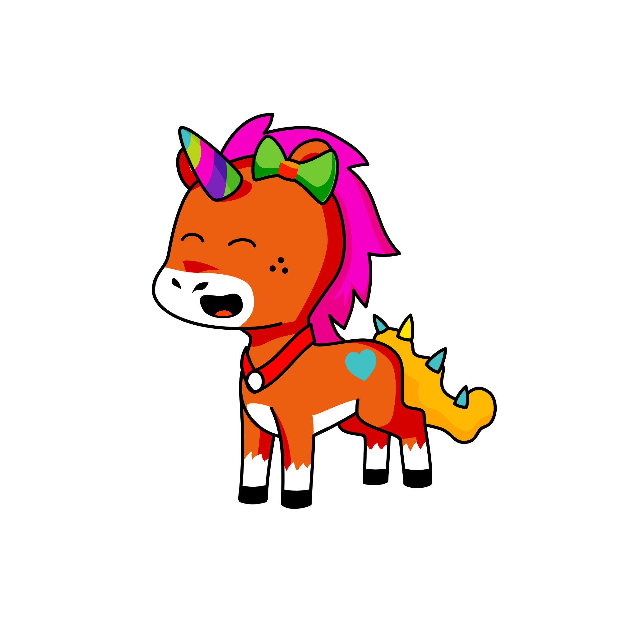Pricky, the unicorn