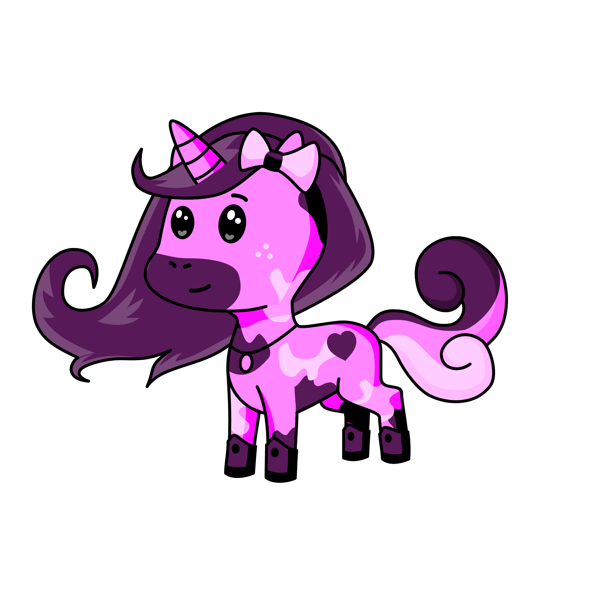 Pinky dinky, the unicorn