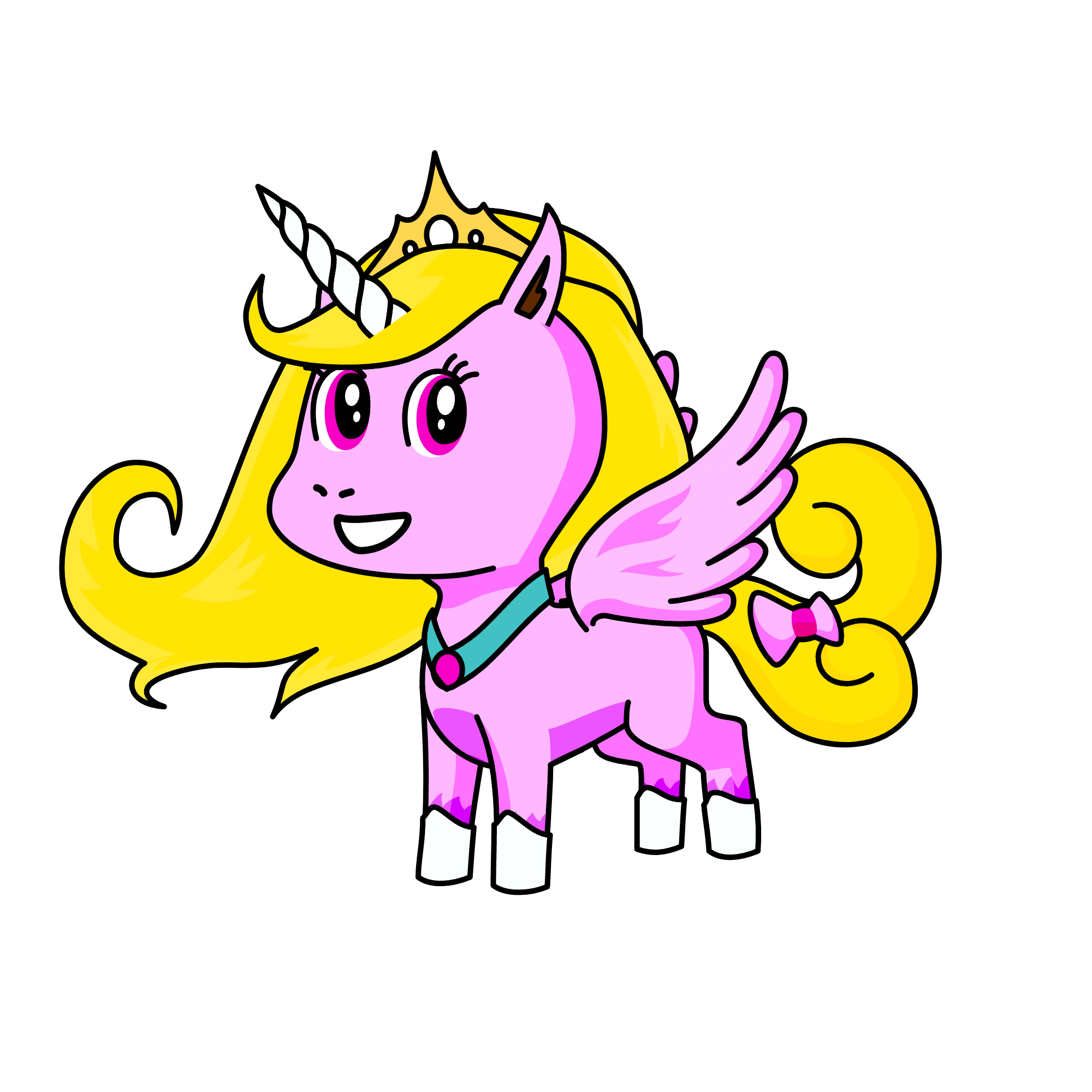 Queen Cecilia, the unicorn