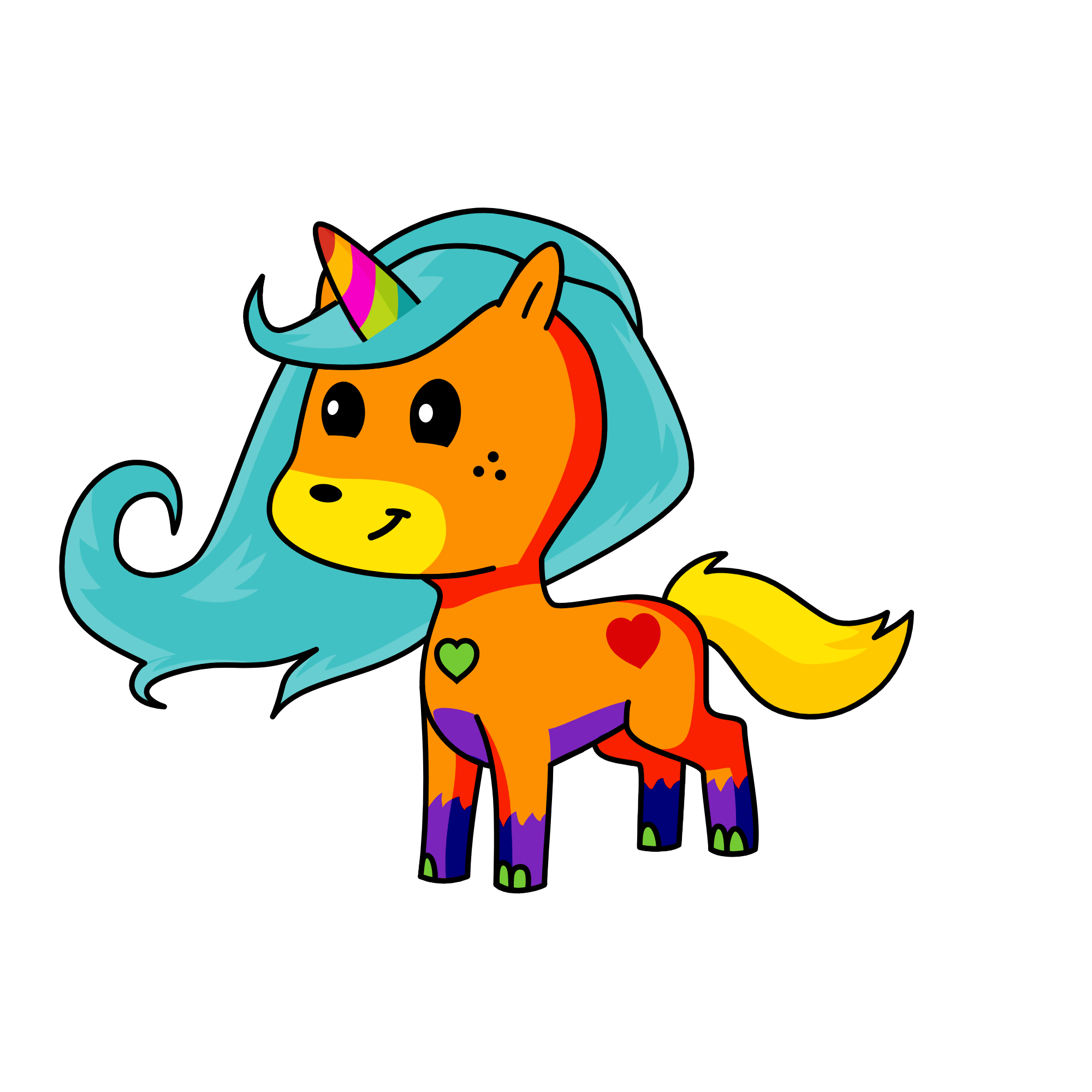 >_< MY EYES, the unicorn