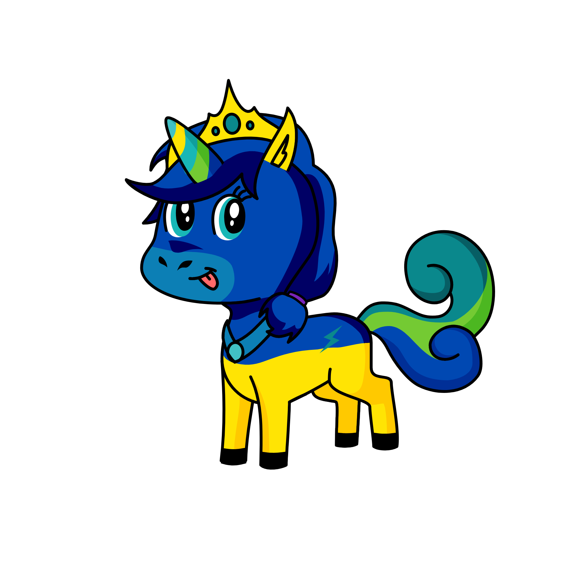 Bannana split, the unicorn