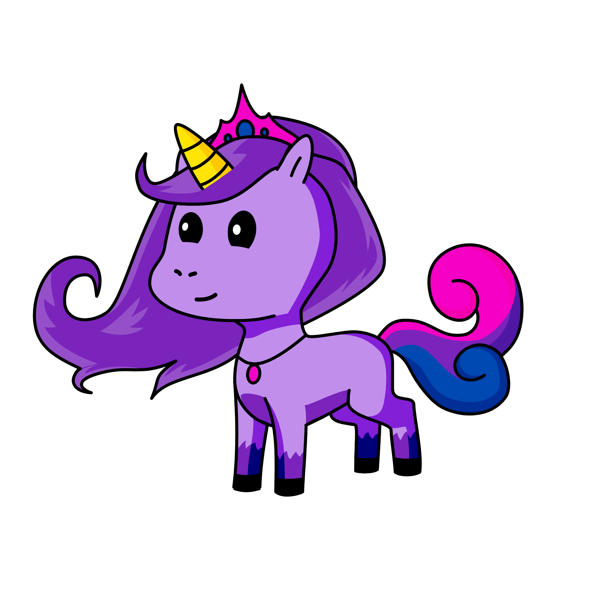 Lanqueesha, the unicorn