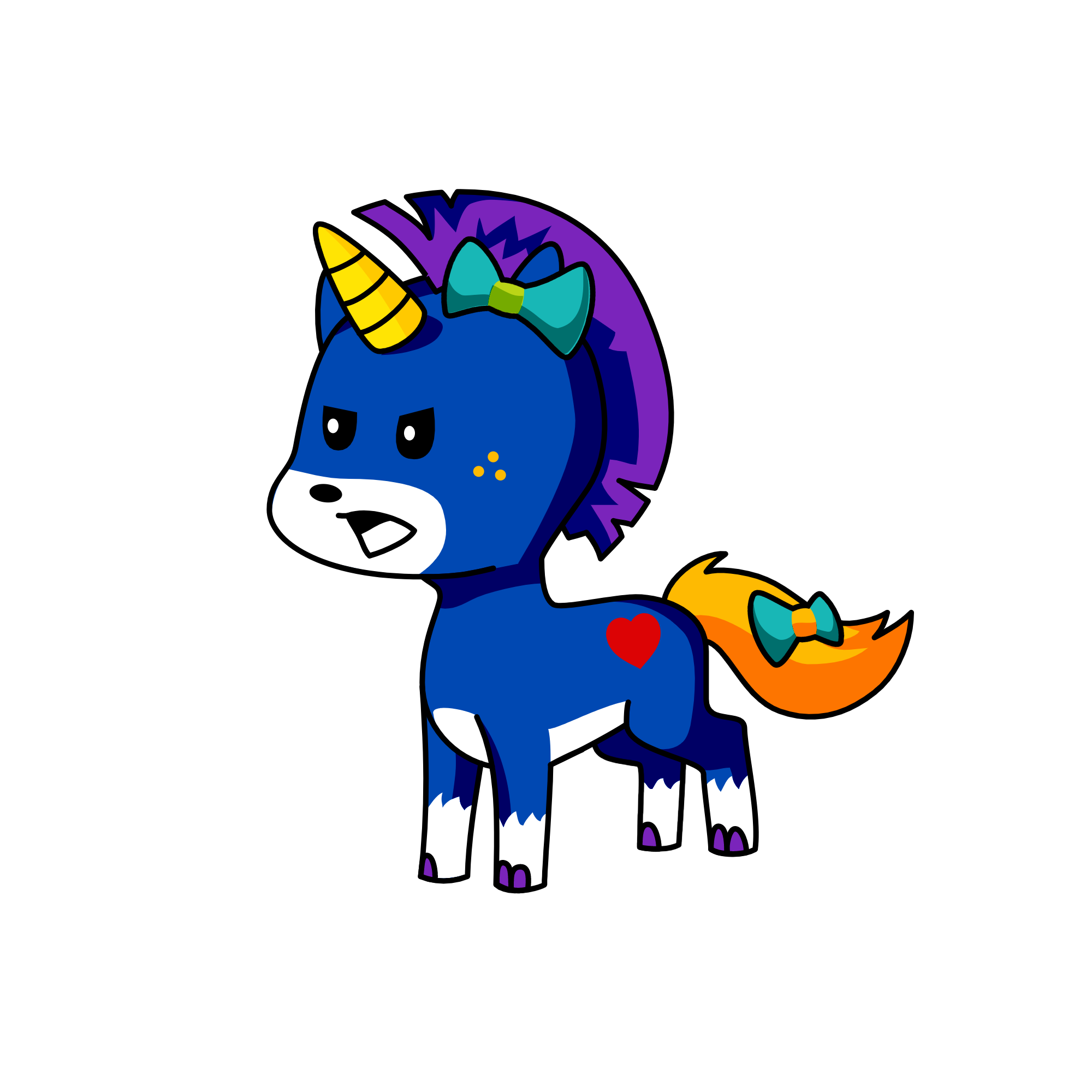 Grumpy, the unicorn