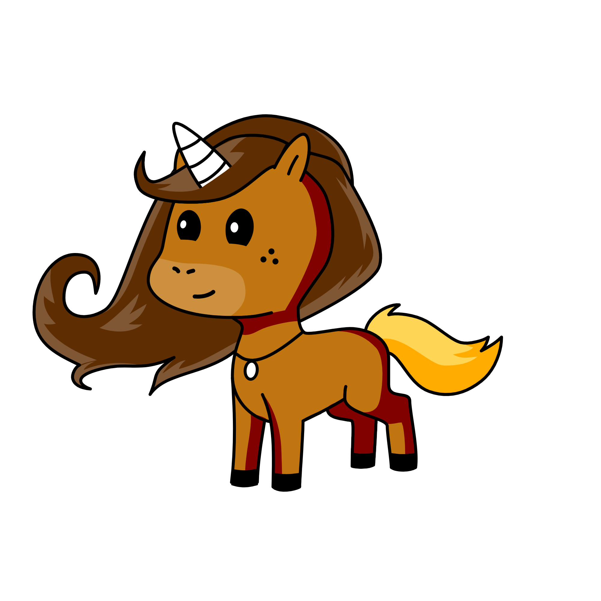 Chocolate, the unicorn