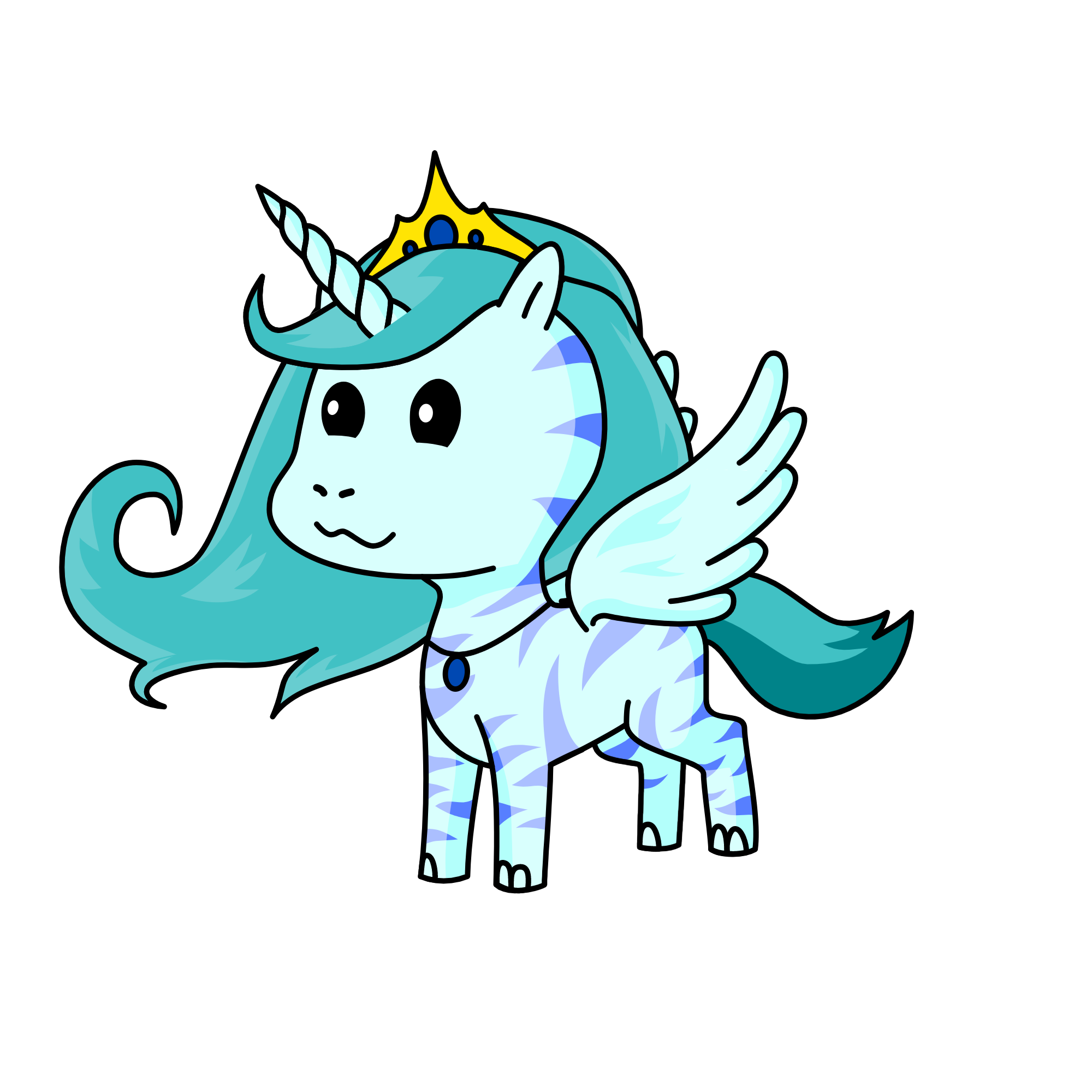 Snowy, the unicorn