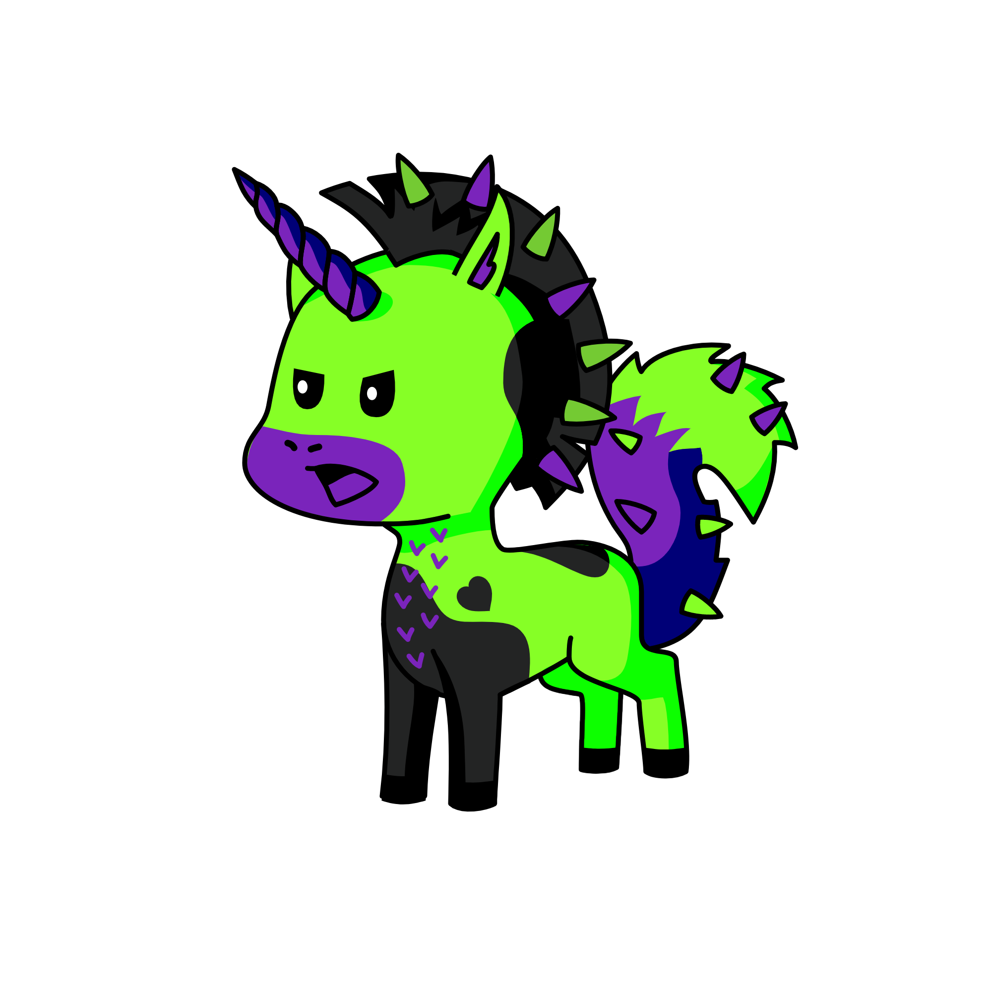 Nightmare, the unicorn