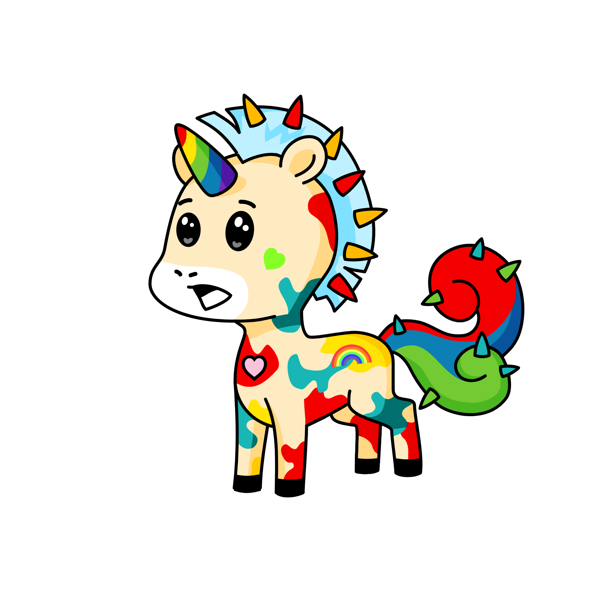 rainbow, the unicorn