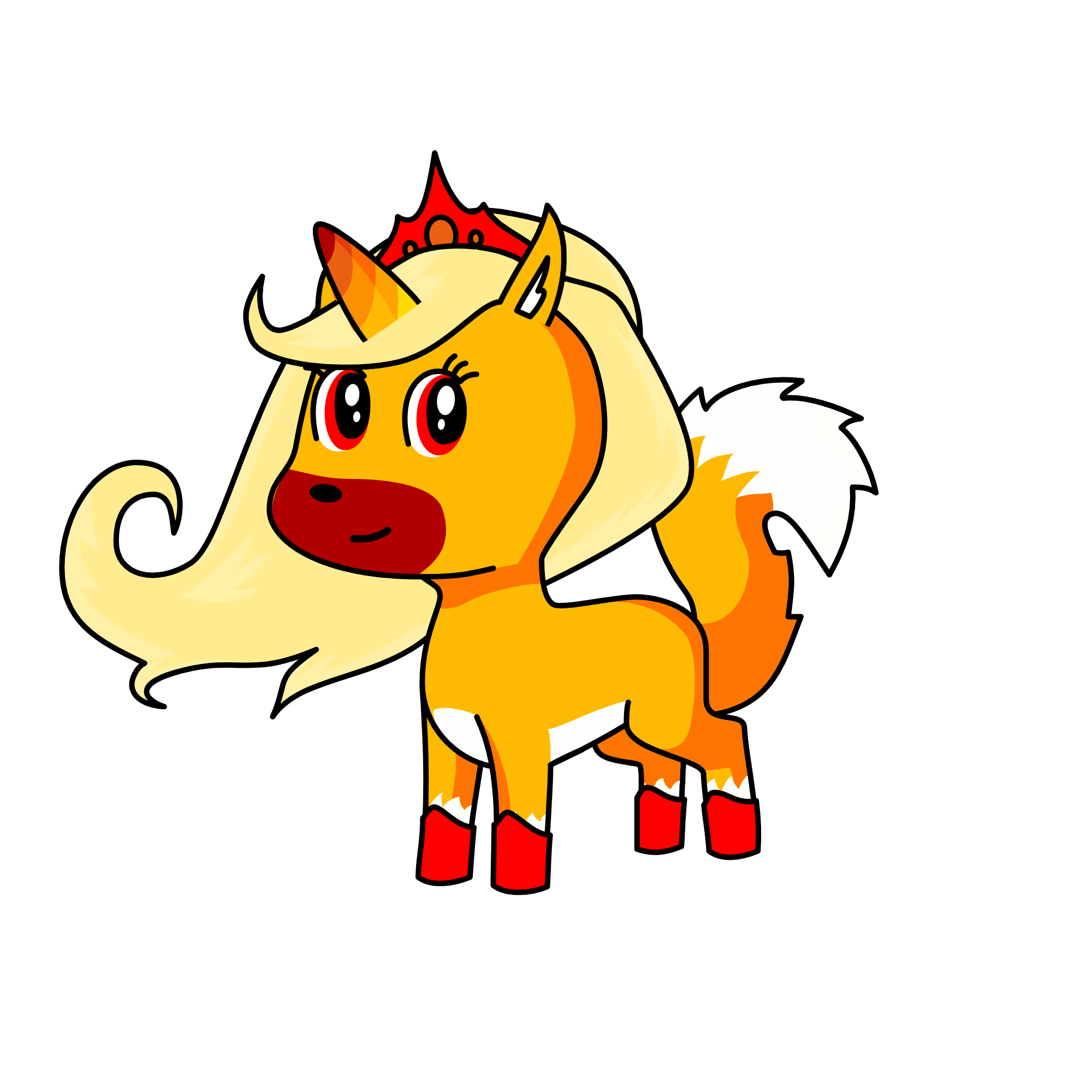 Foxy, the unicorn