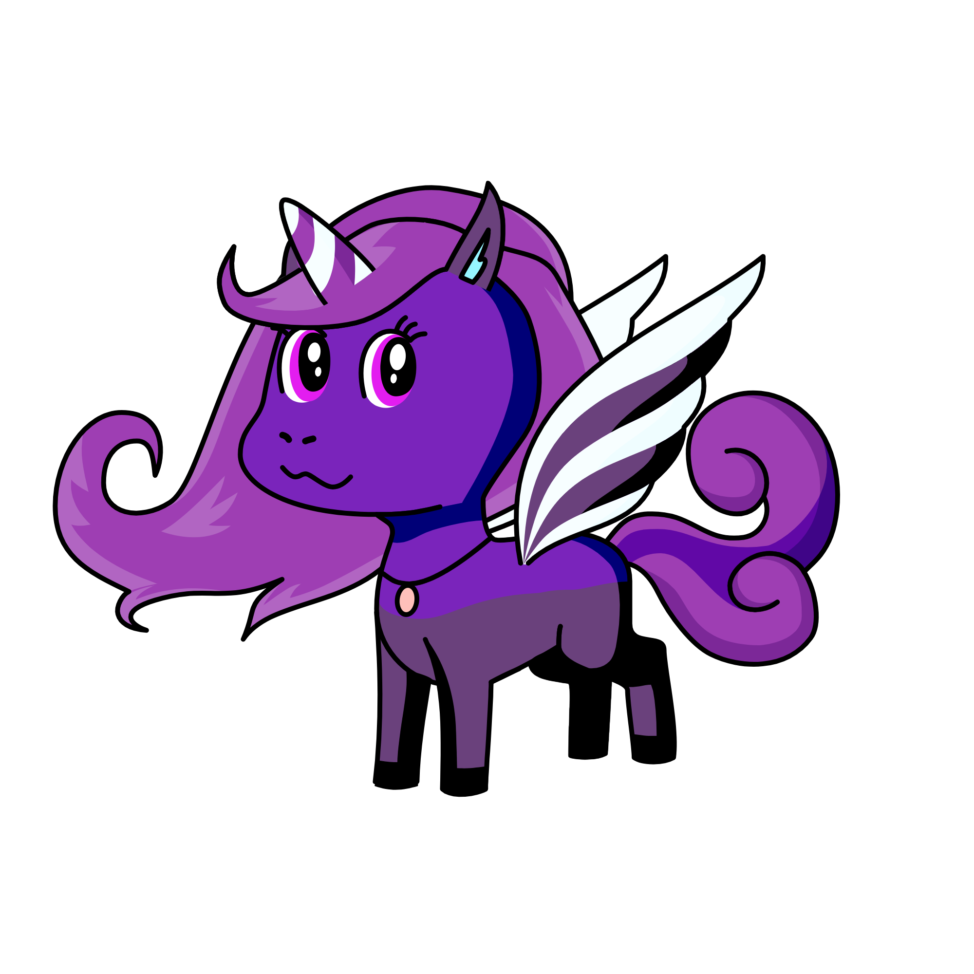 Shadow, the unicorn