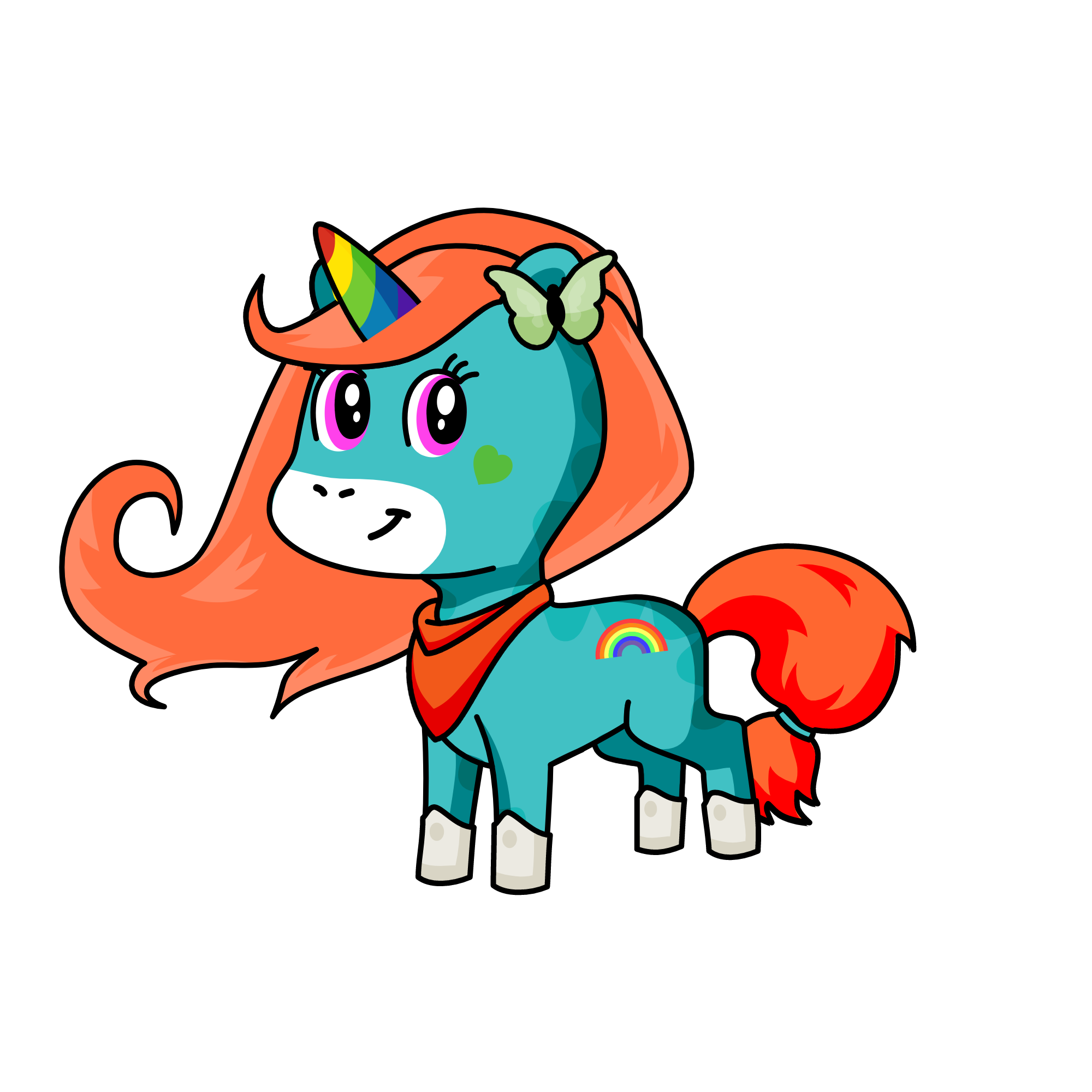beautycorn, the unicorn