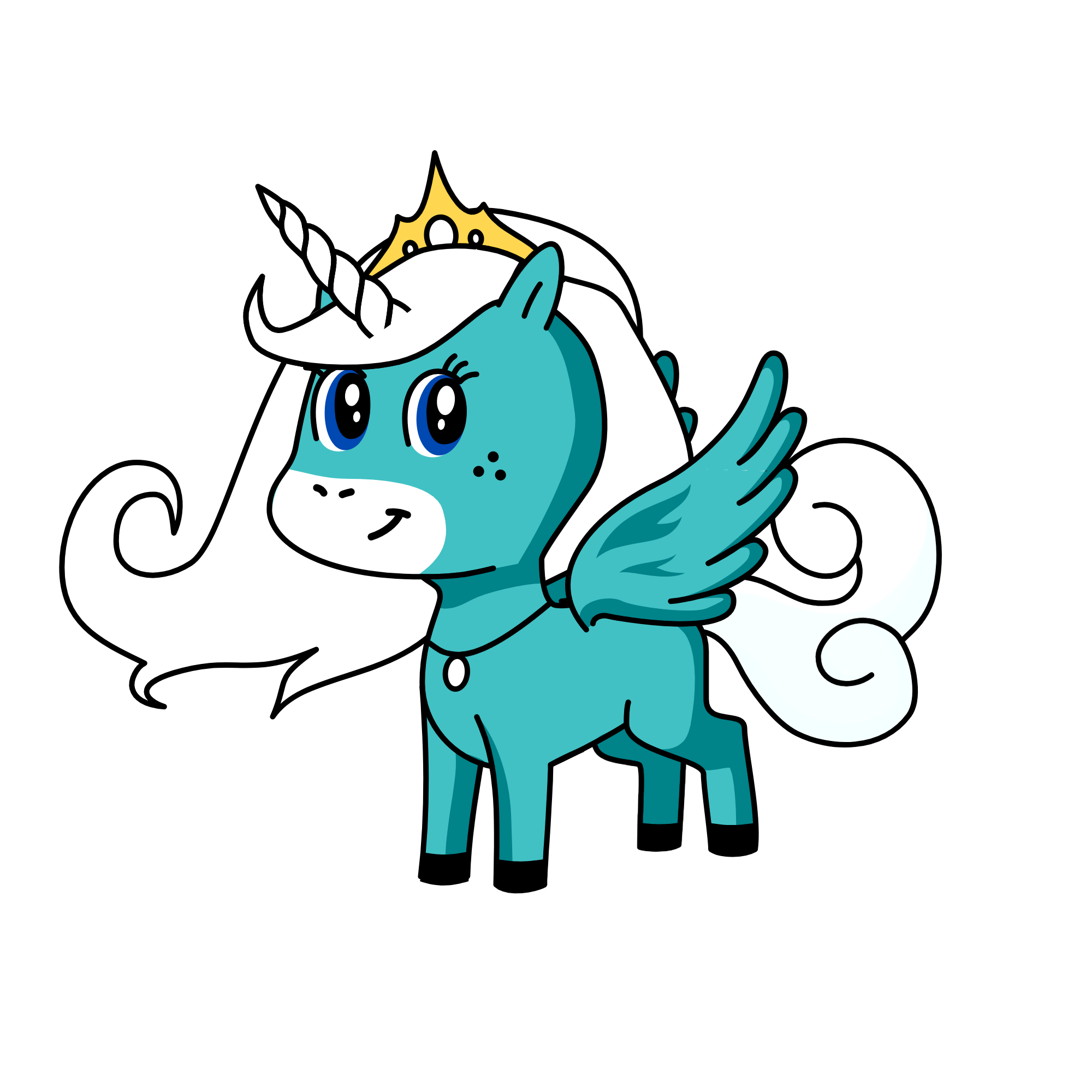 Princess Iceburg, the unicorn