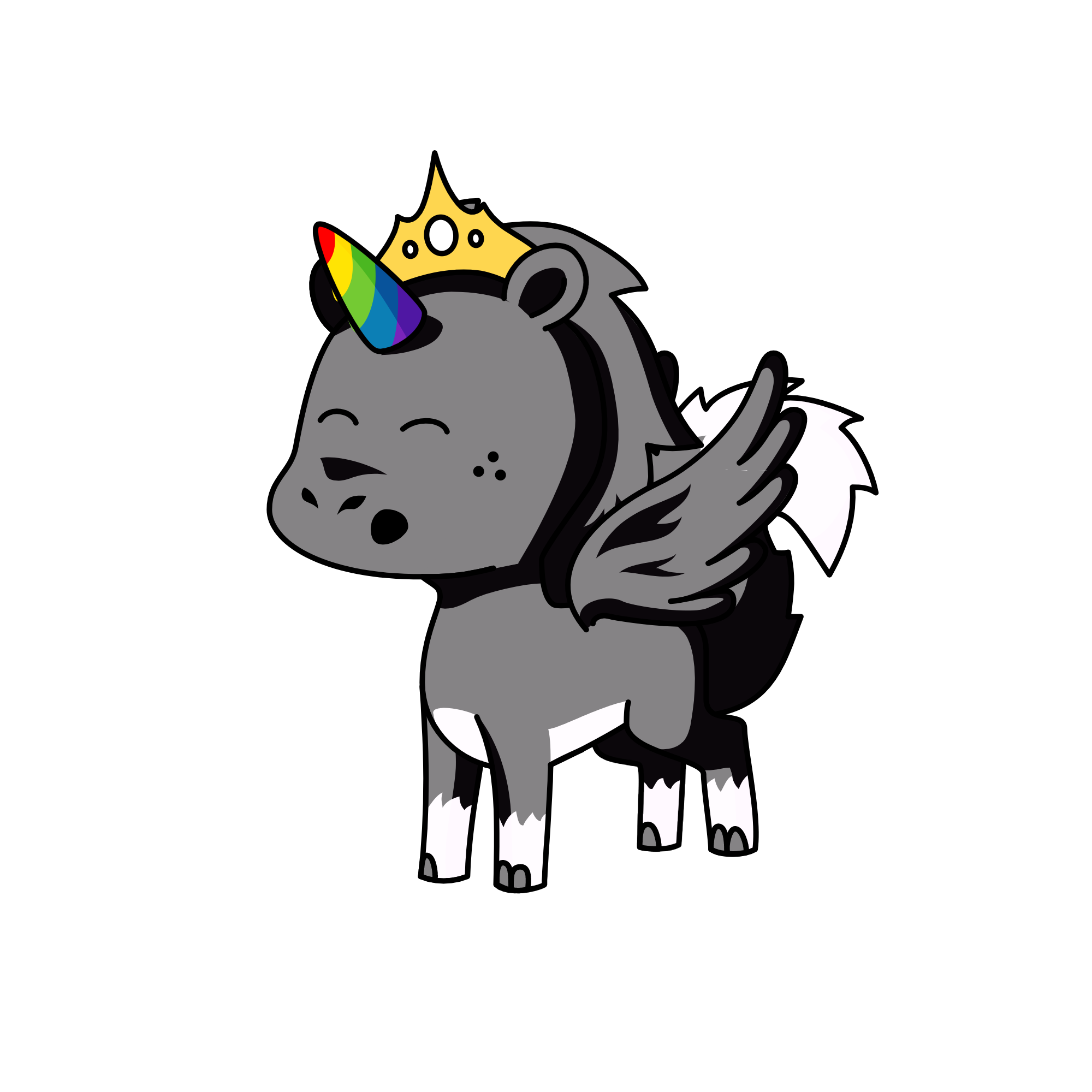 Wolf Queen, the unicorn