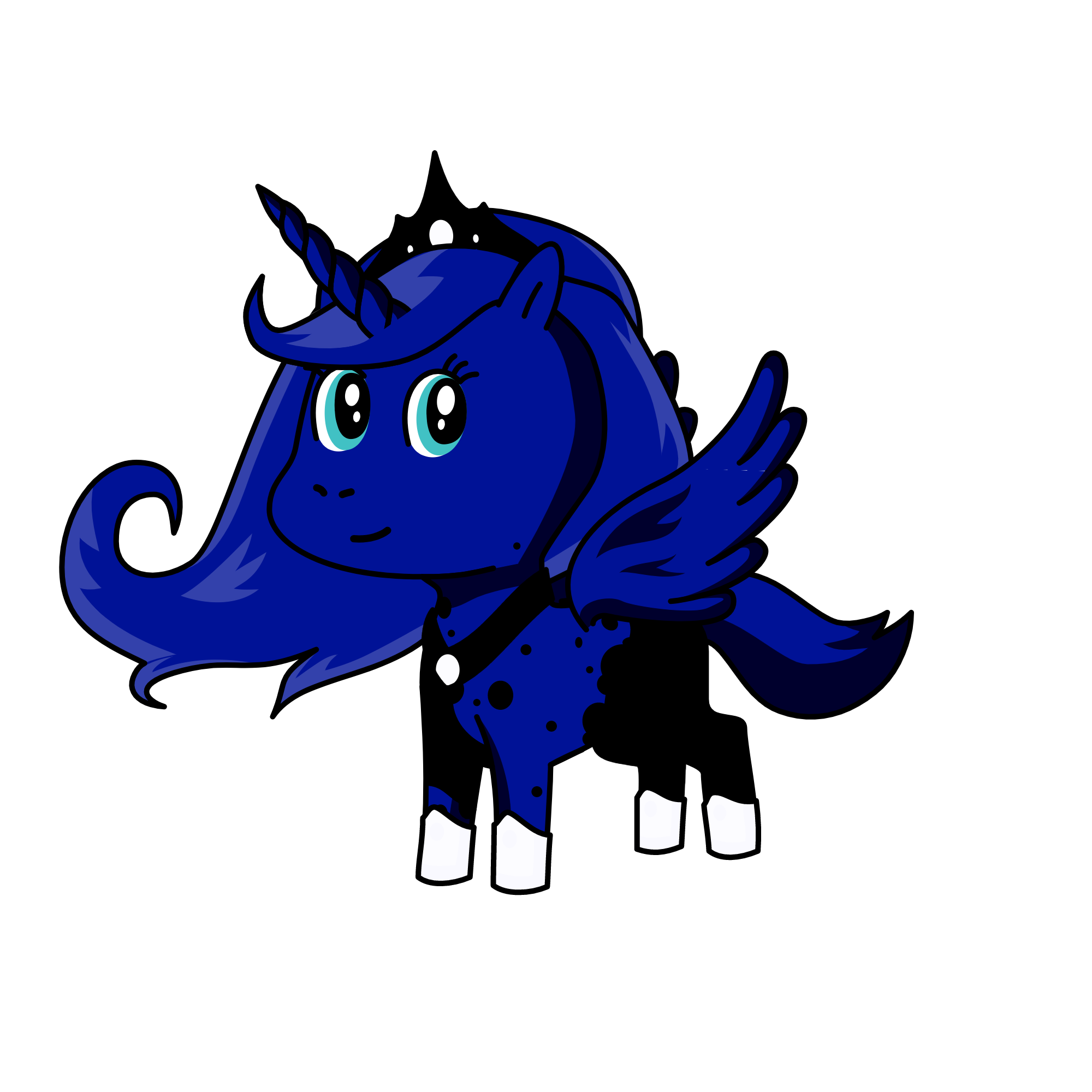 Princess Luna, the unicorn