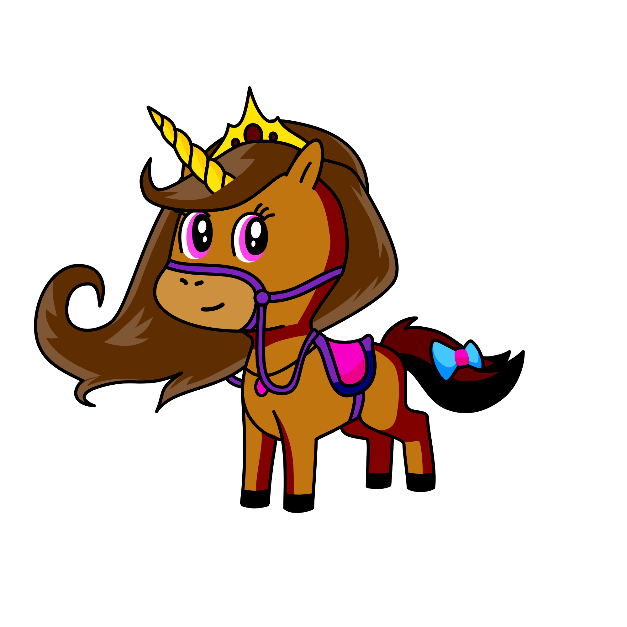 Amber, the unicorn