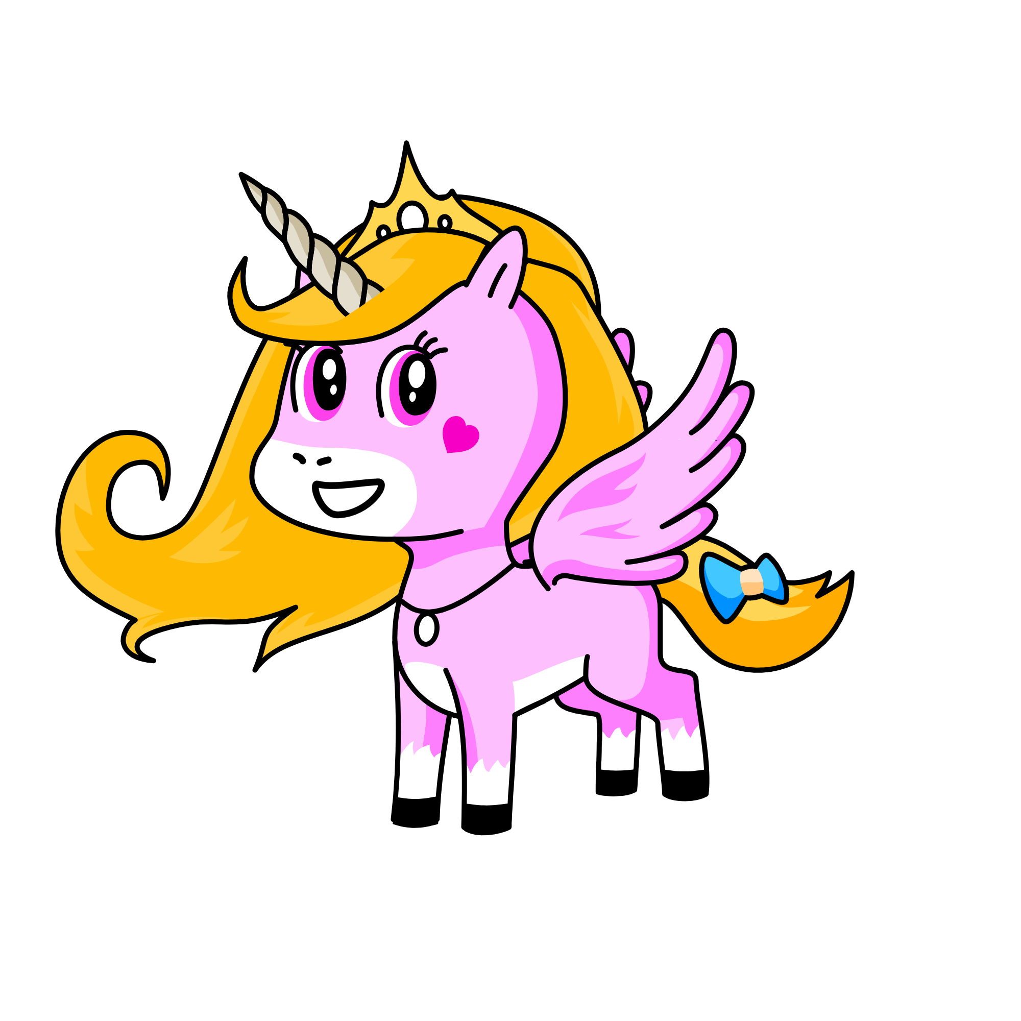 Princess Lovey-Dove, the unicorn