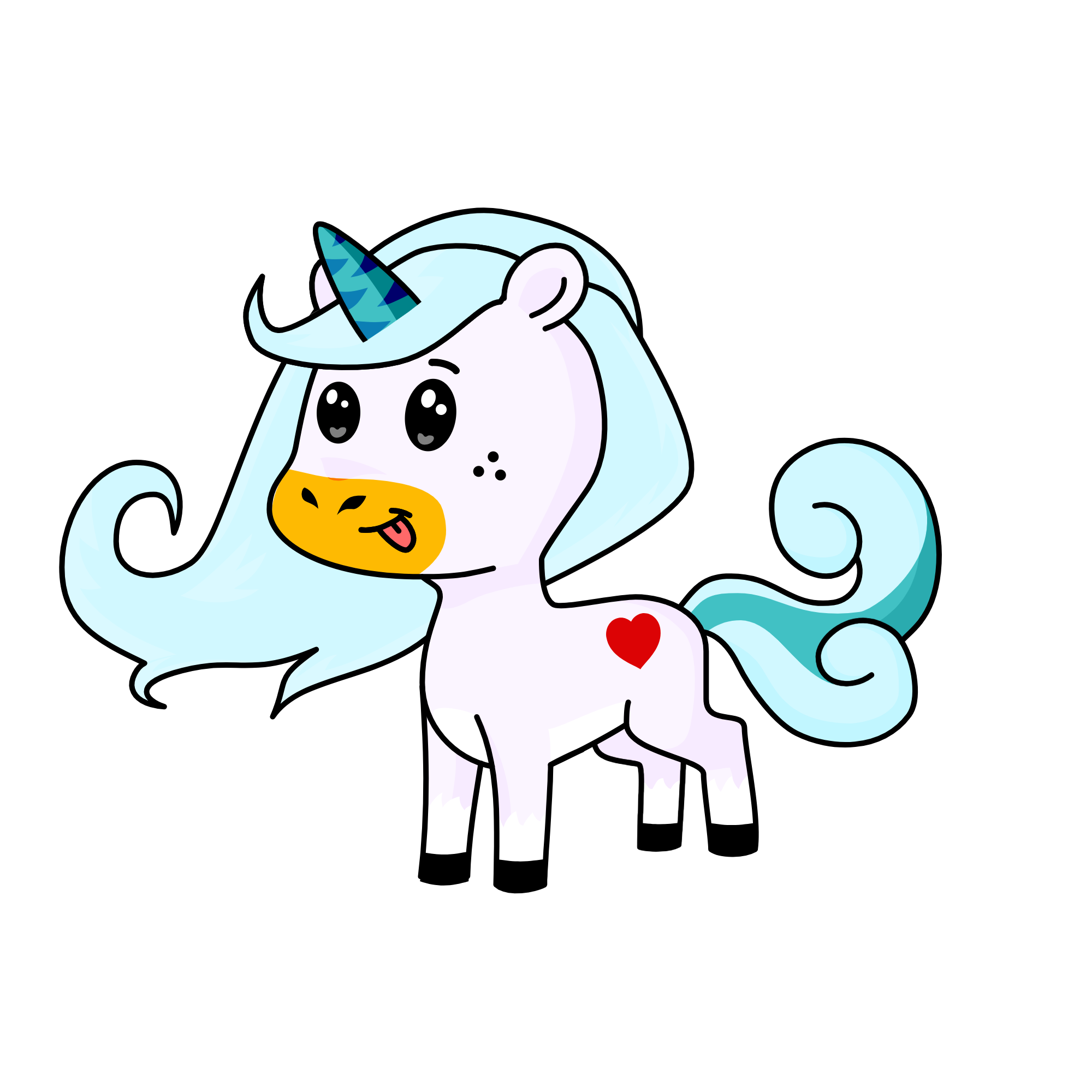 winter, the unicorn