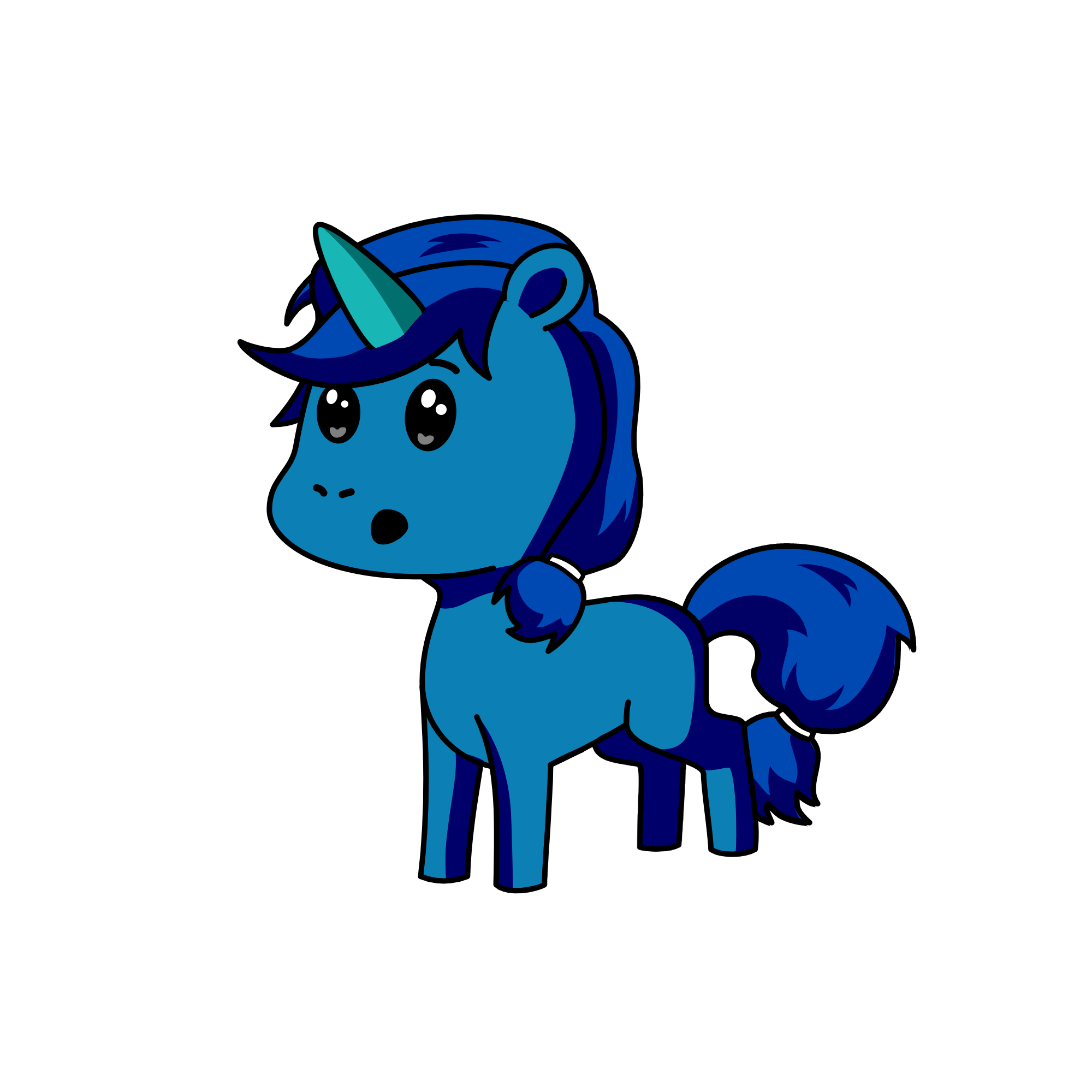 Blue Diamond, the unicorn