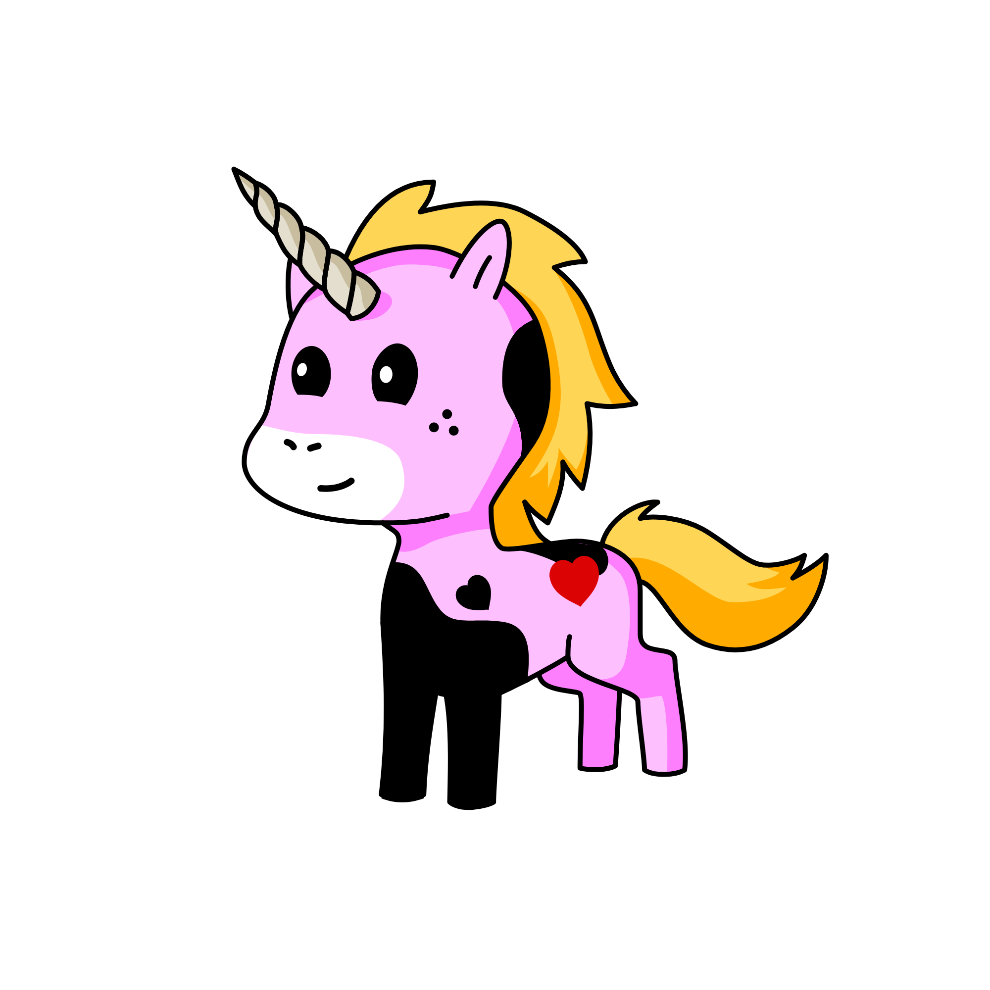 cat, the unicorn