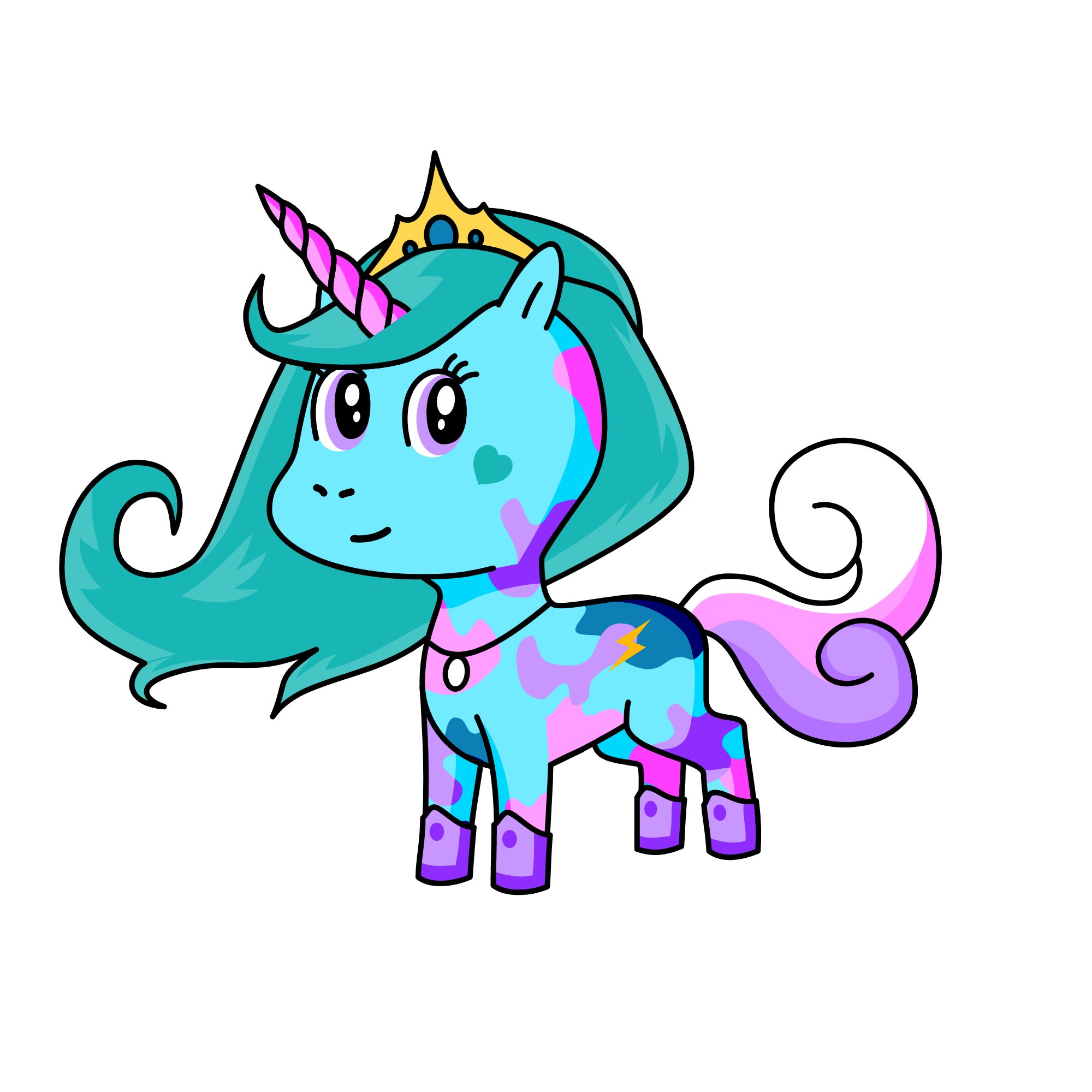 Galaxy, the unicorn