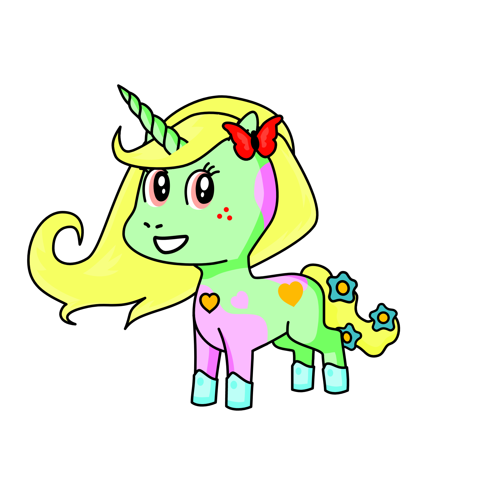 Spring, the unicorn