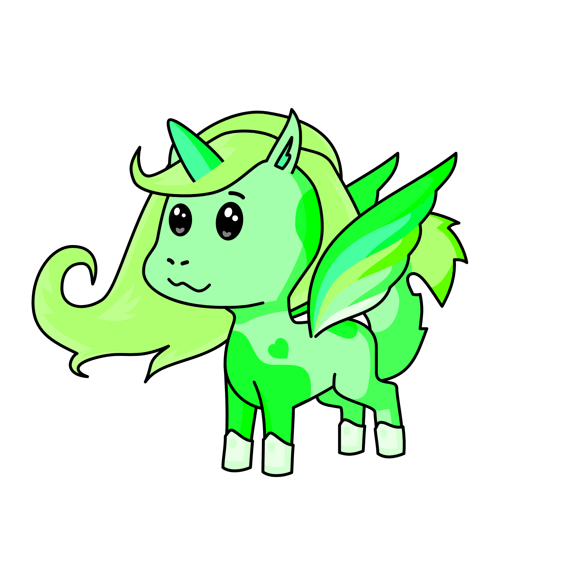 Fire Fly, the unicorn
