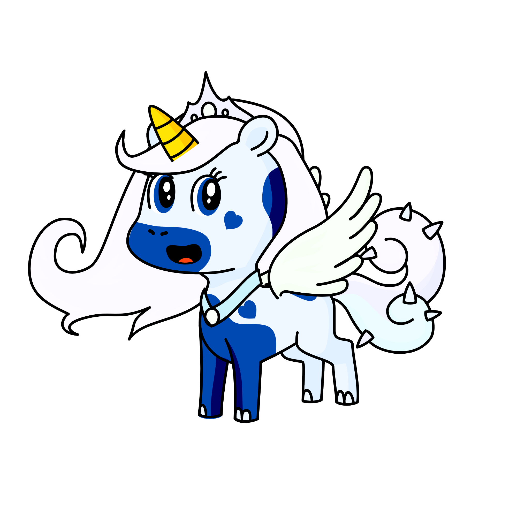 Wintah (say with British Accent), the unicorn