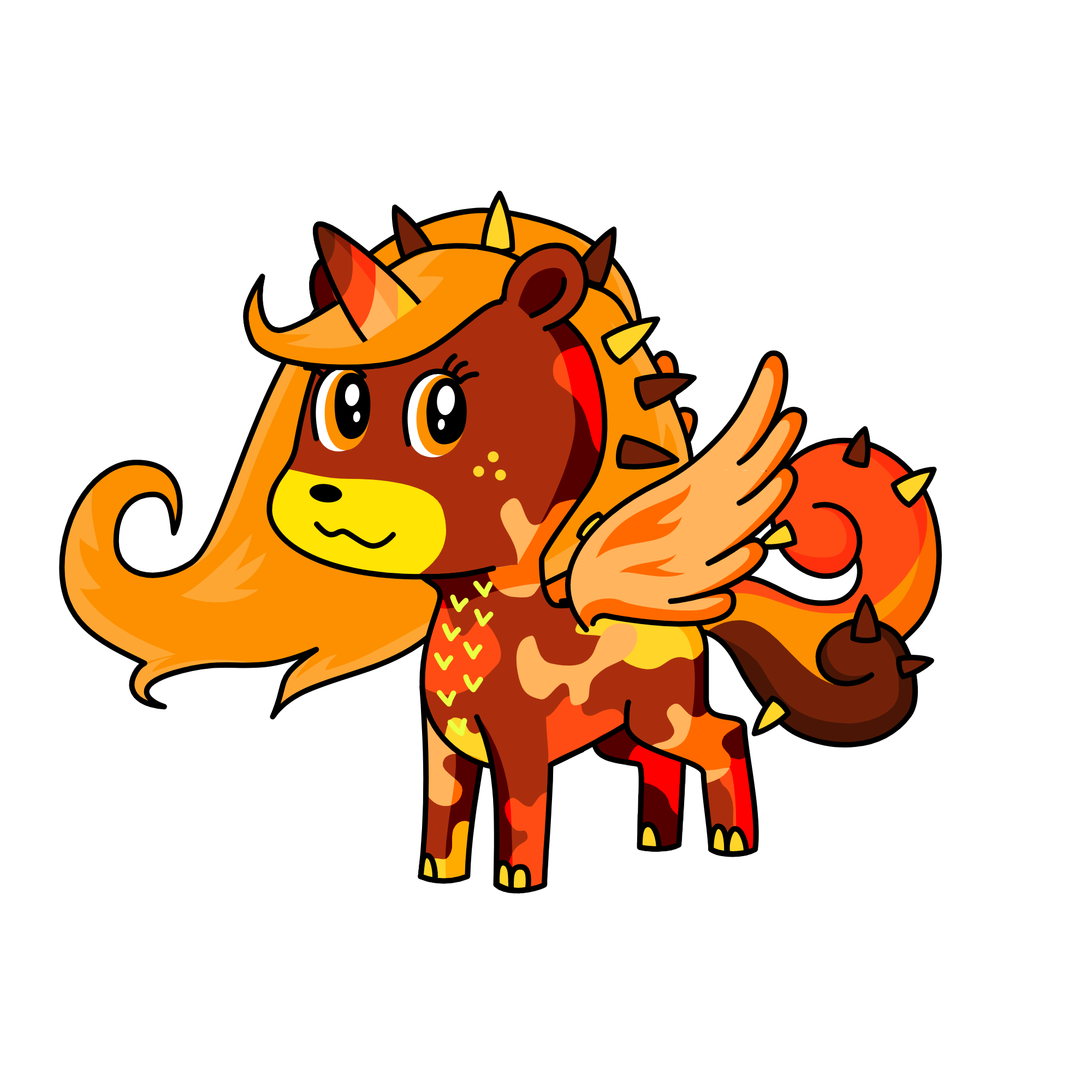 Fall Queen, the unicorn