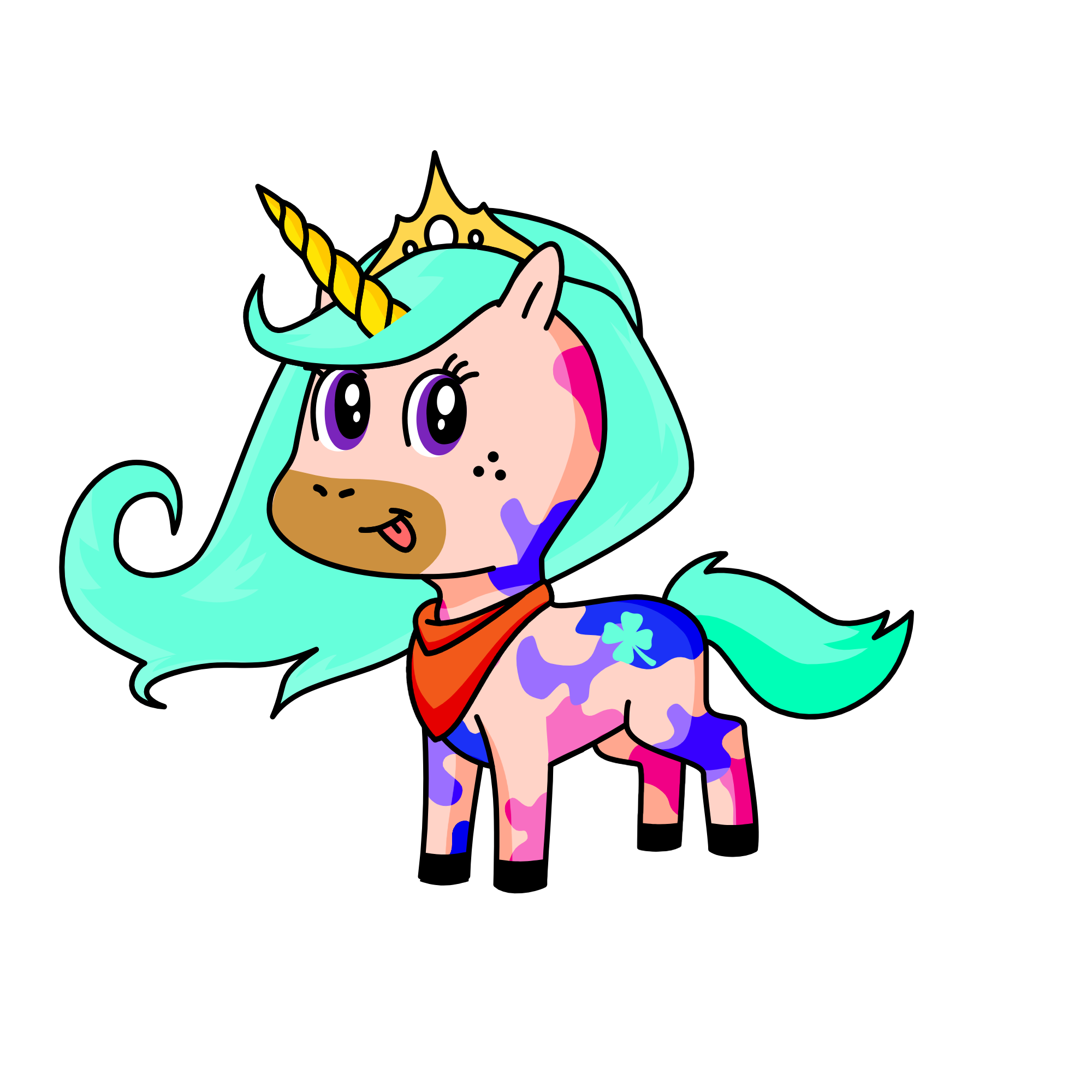 Caroline, the unicorn