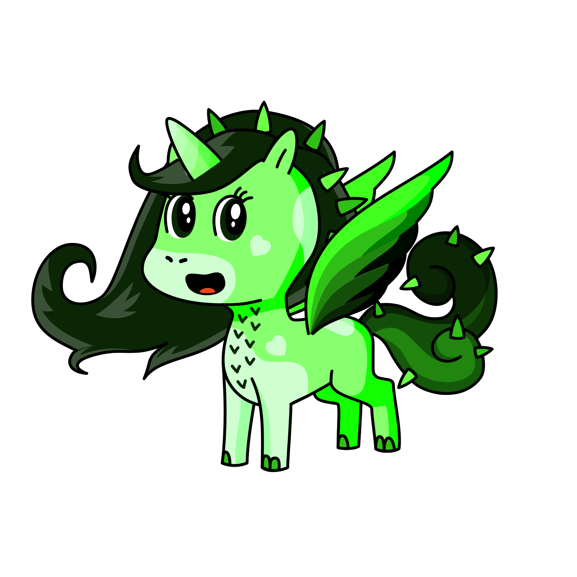 50 Shades Of Green, the unicorn