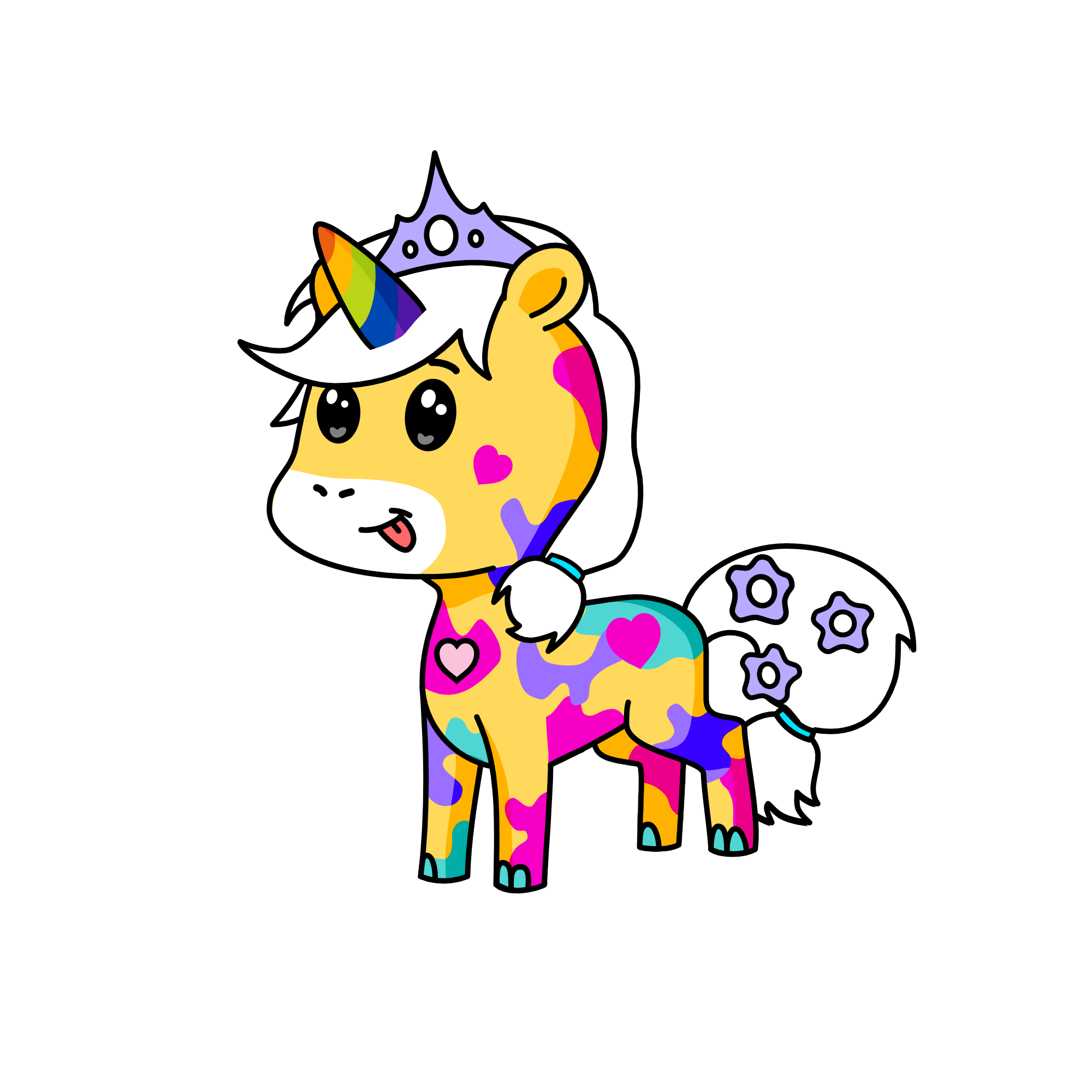 Cupcace, the unicorn