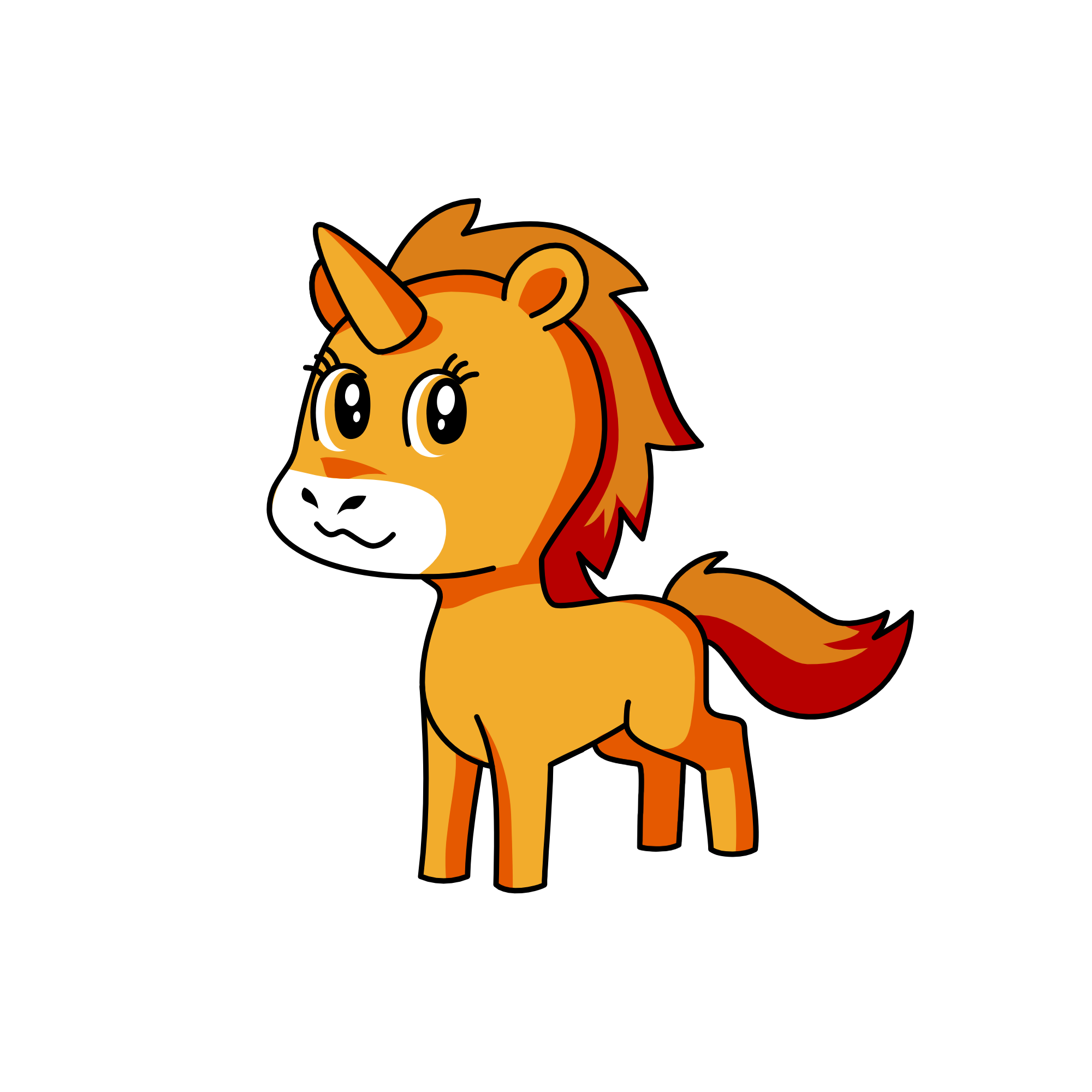 flying acorn, the unicorn