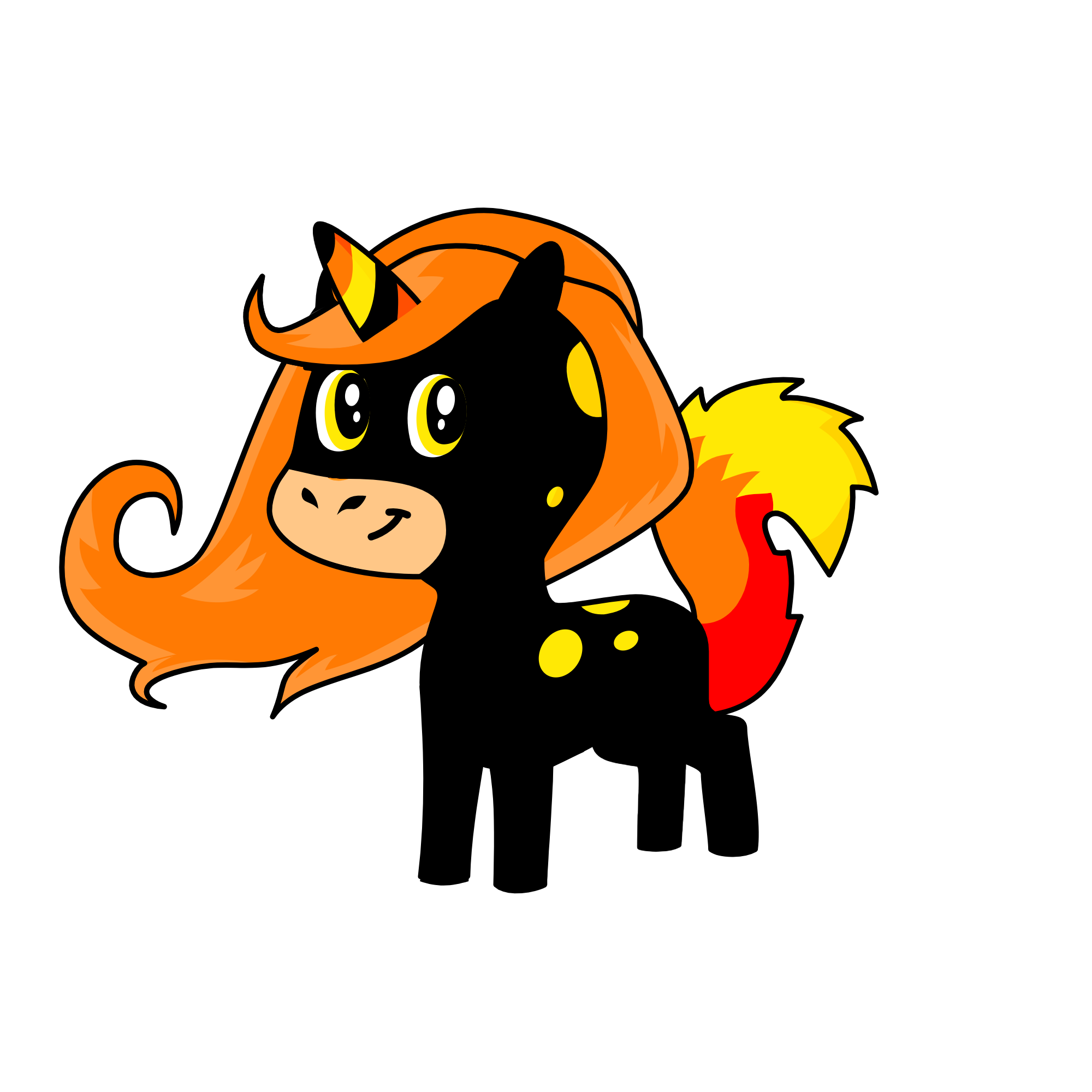 fire ladybug, the unicorn