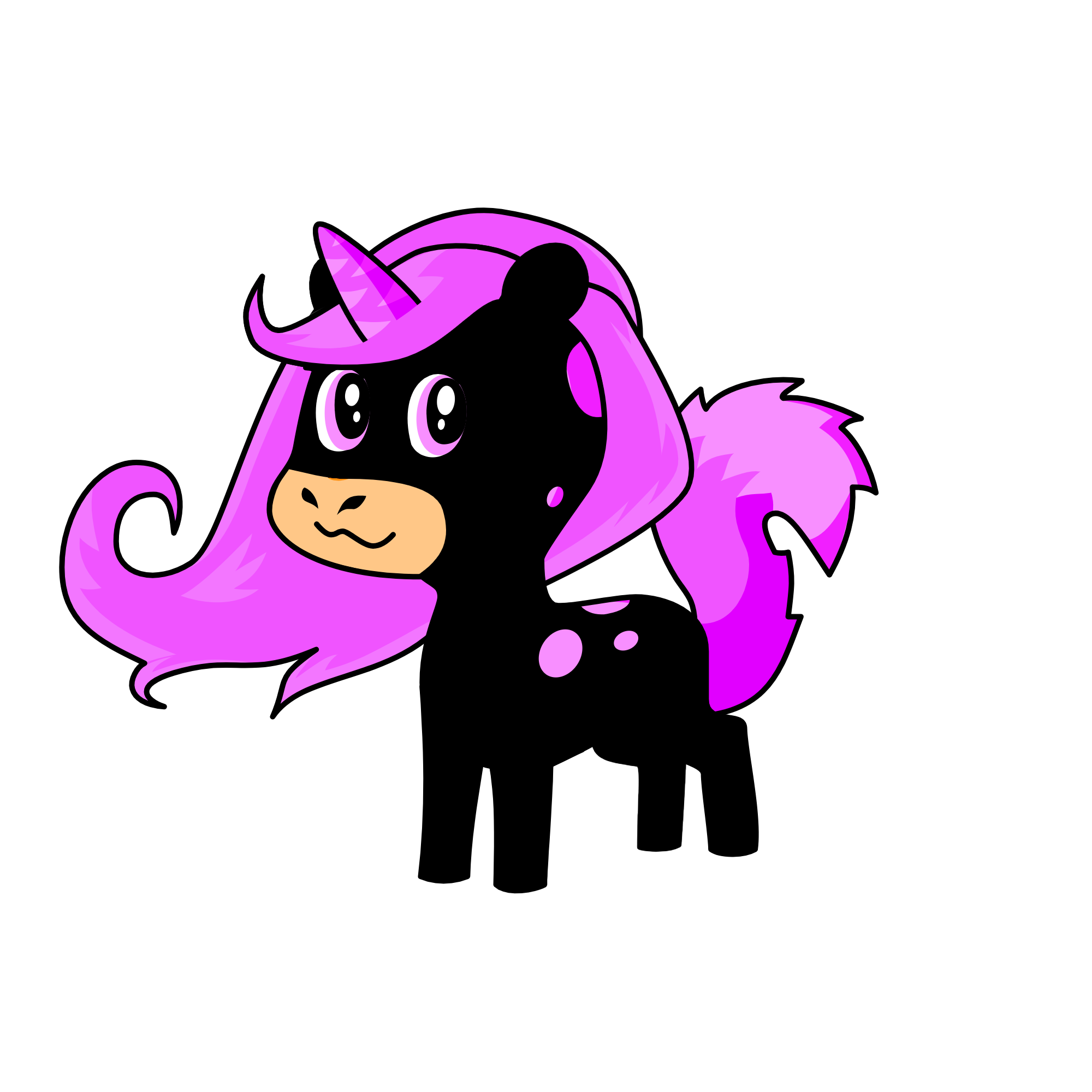 candy ladybug, the unicorn