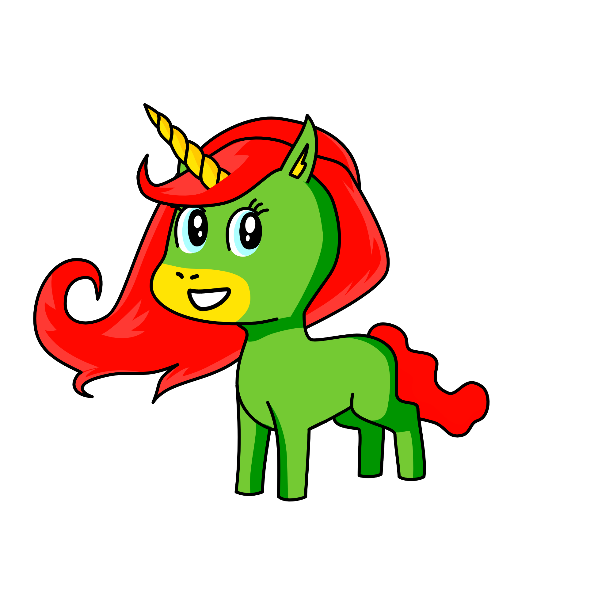 angry woodpecker, the unicorn