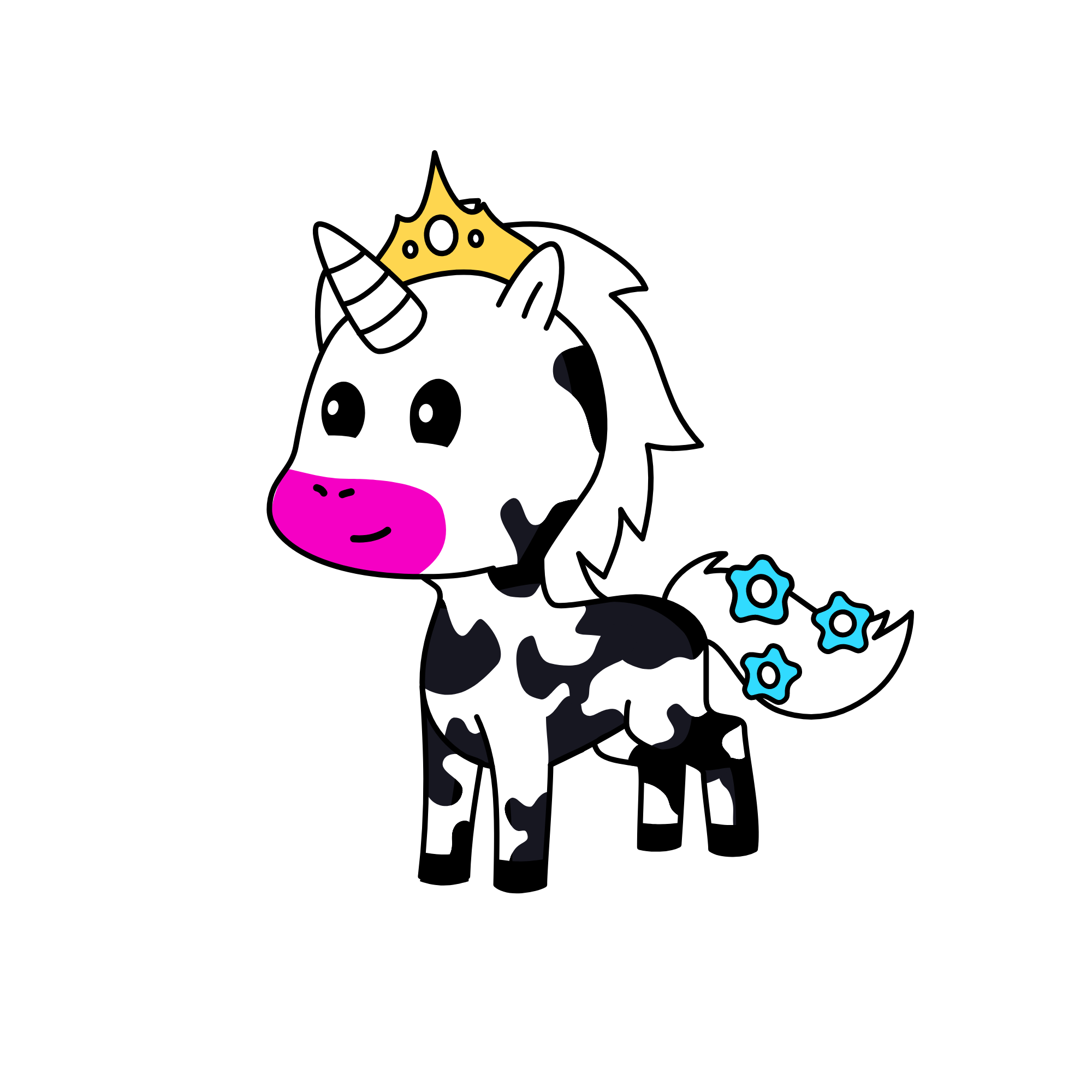 cow, the unicorn