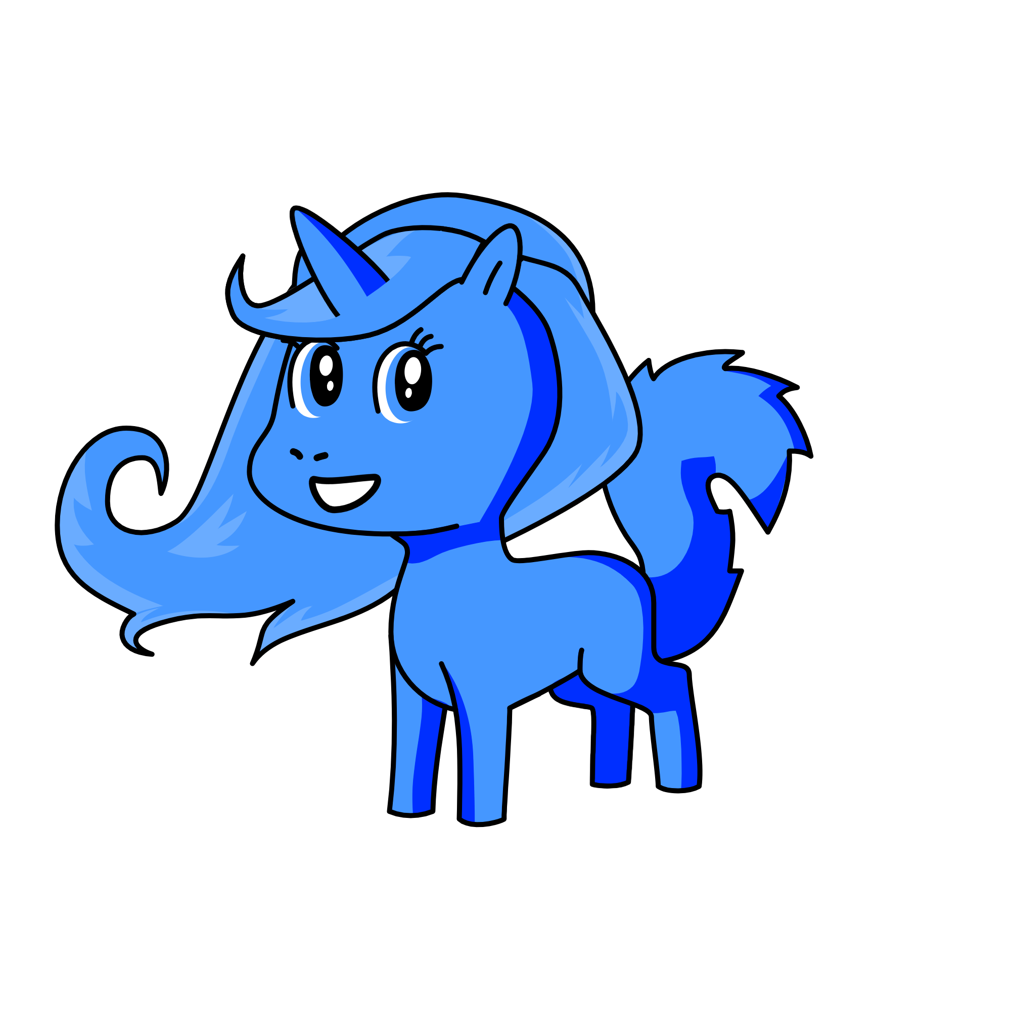 goopy le grande, the unicorn