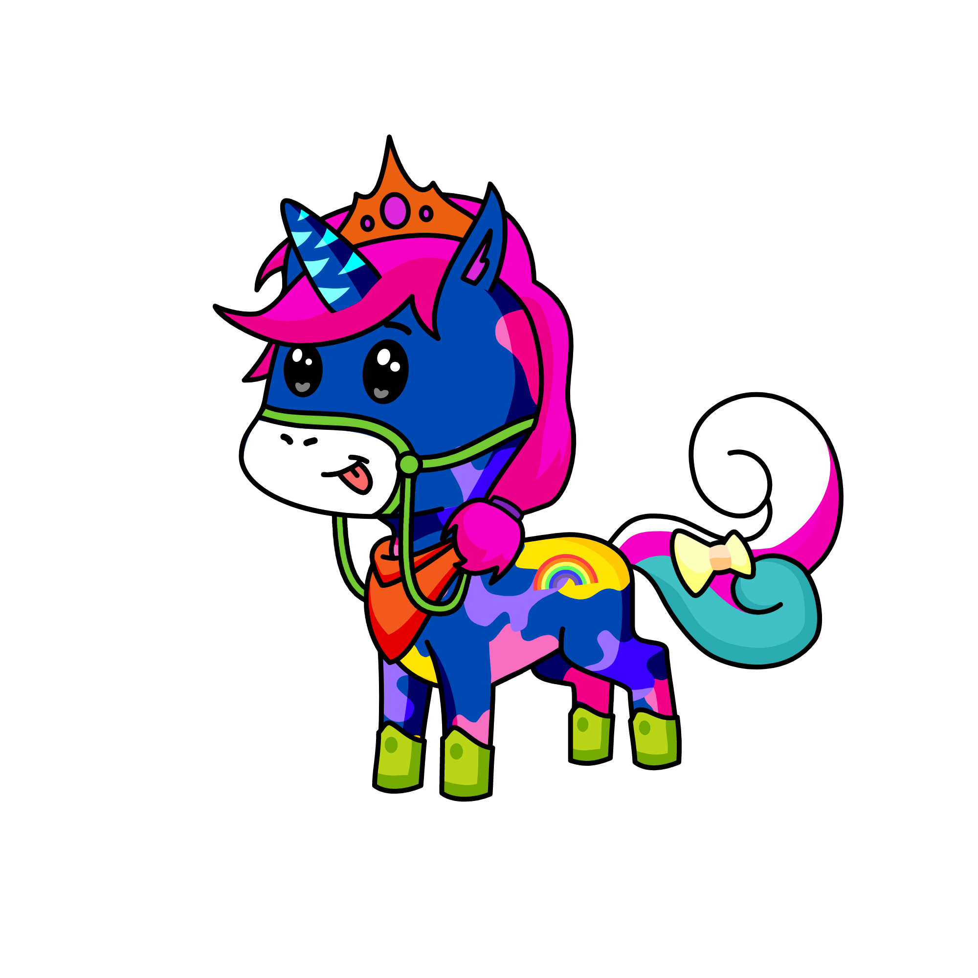 pinky, the unicorn