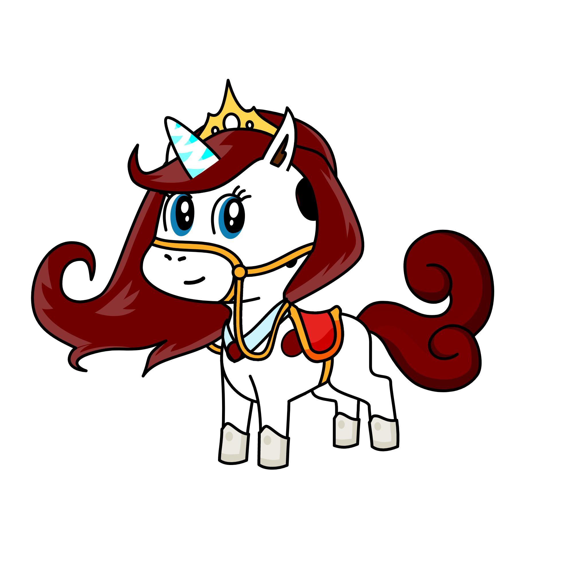 Princess Warrior Unicorn, the unicorn