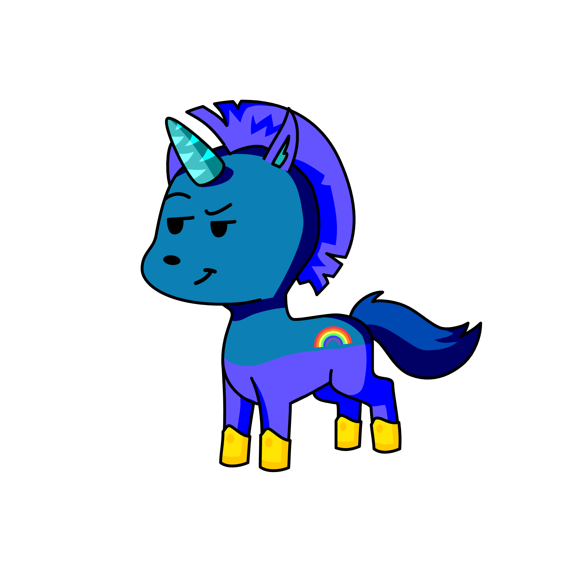 sans, the unicorn