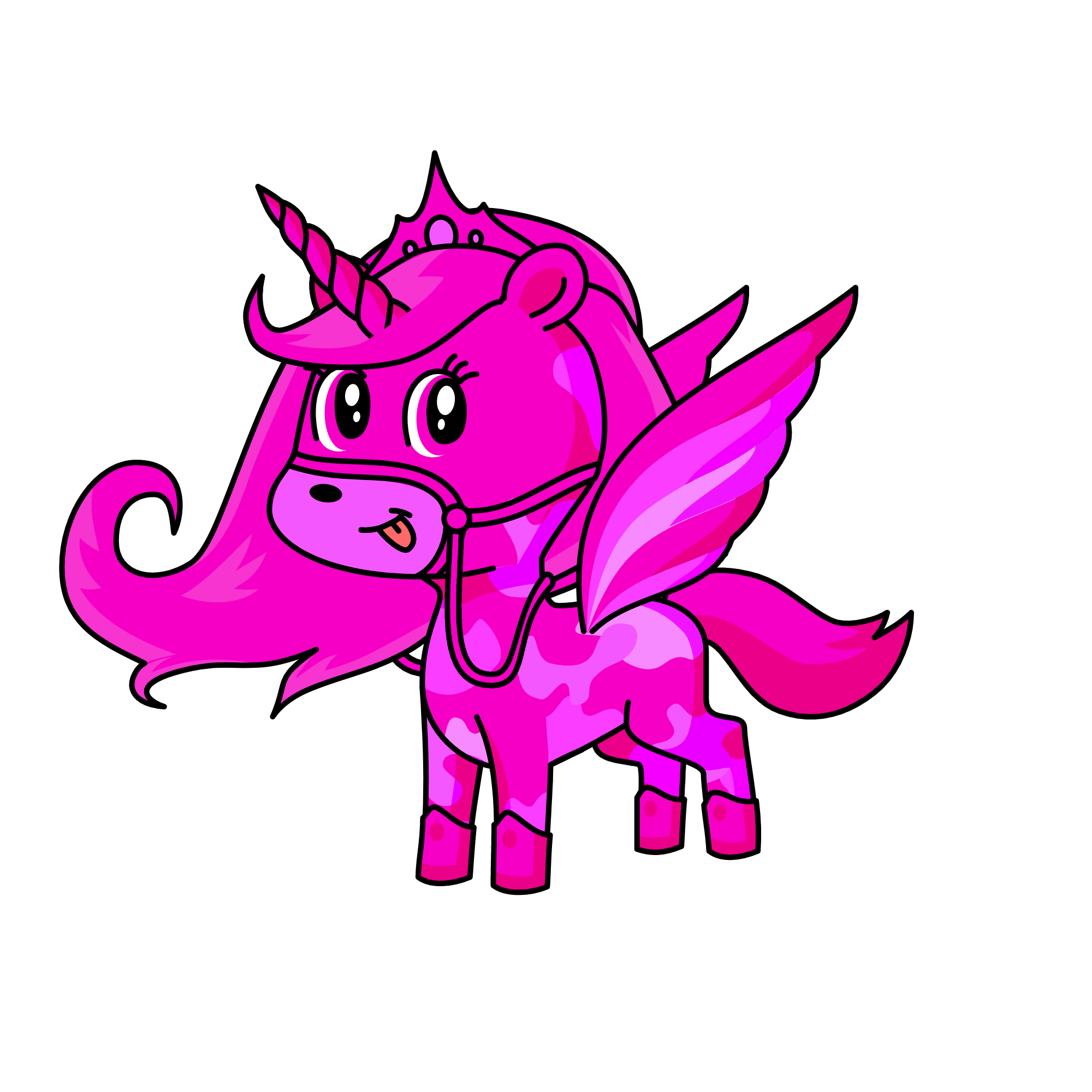 pinky, the unicorn