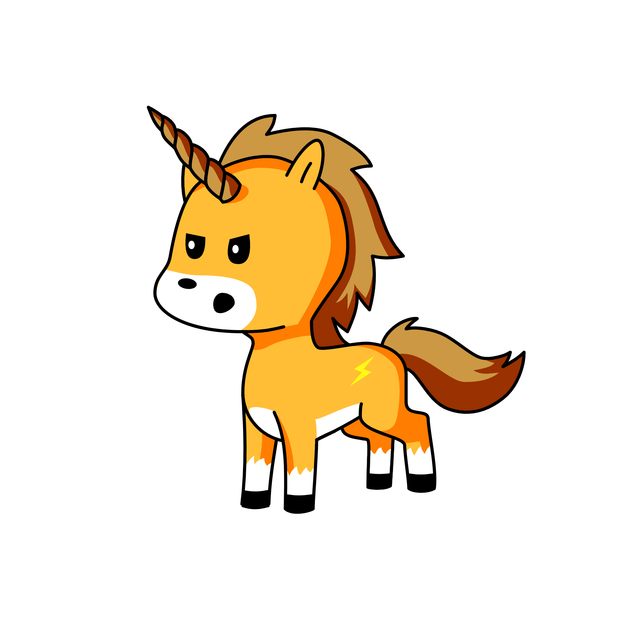 Harry Potter, the unicorn