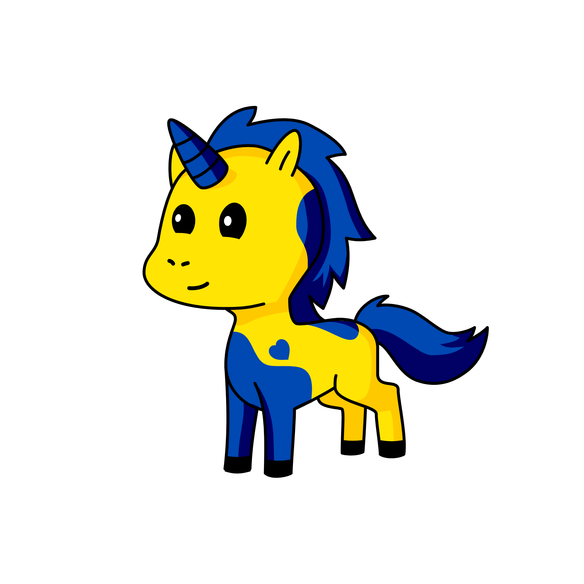Color, the unicorn