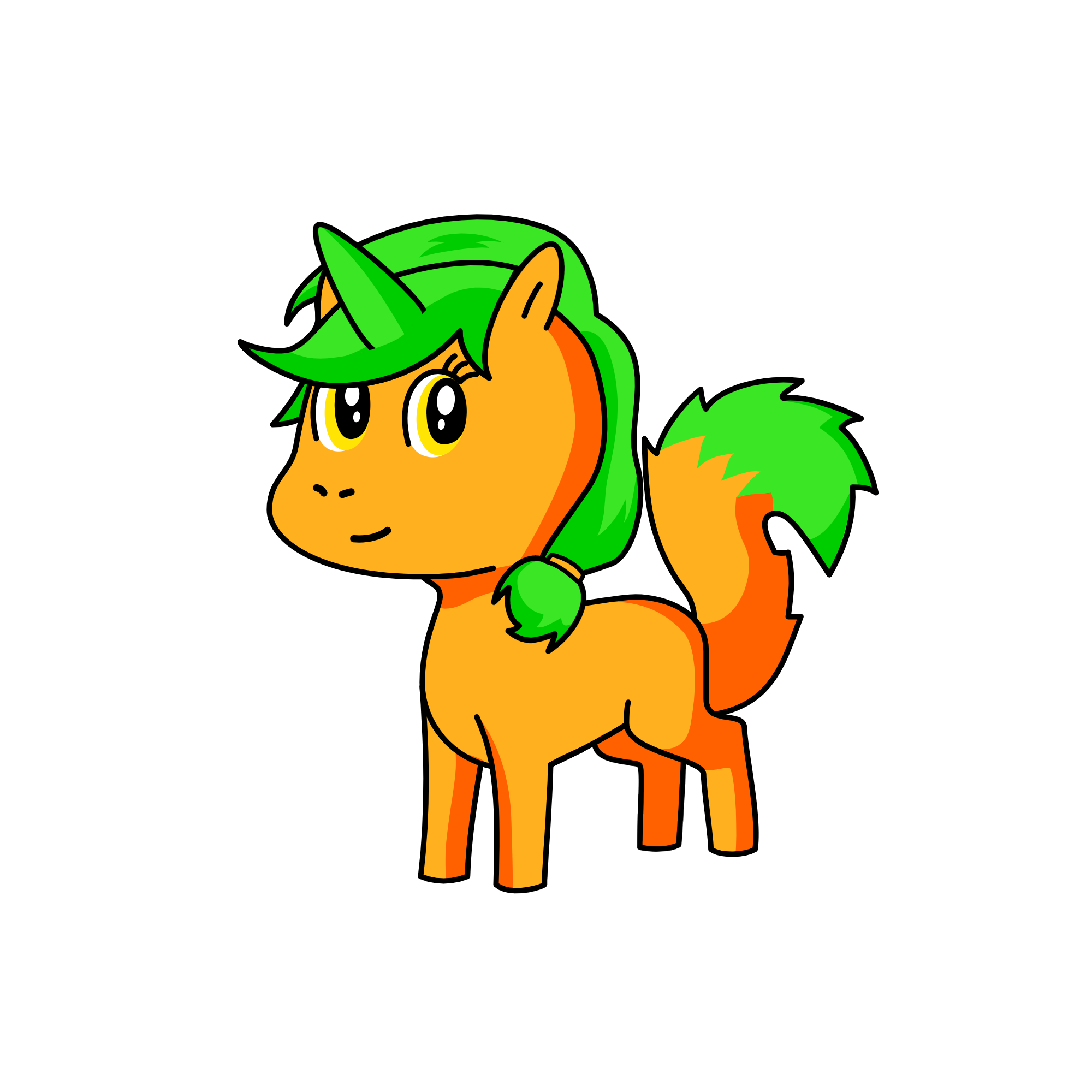 psychic carrot, the unicorn