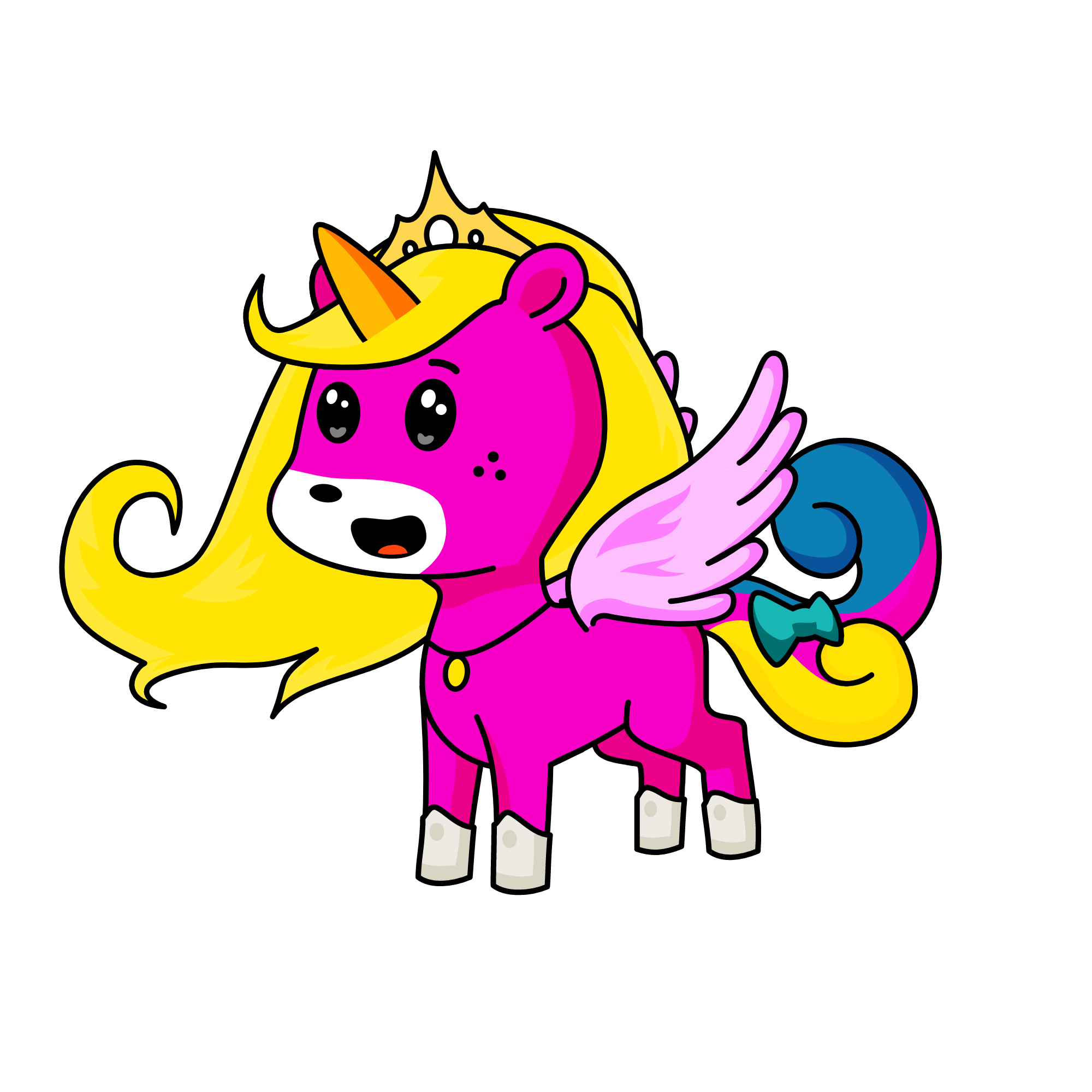 Sonw, the unicorn