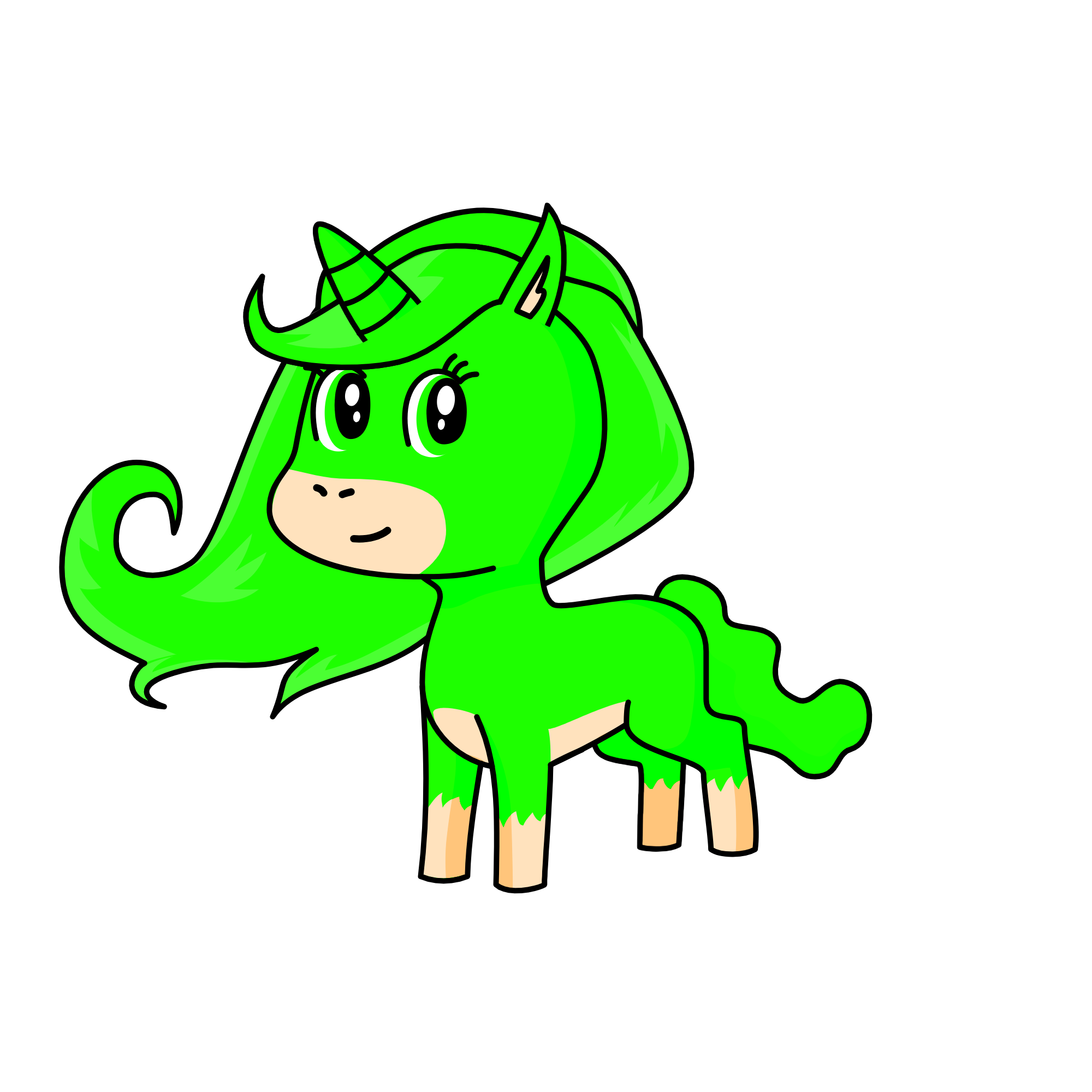 frog 1, the unicorn